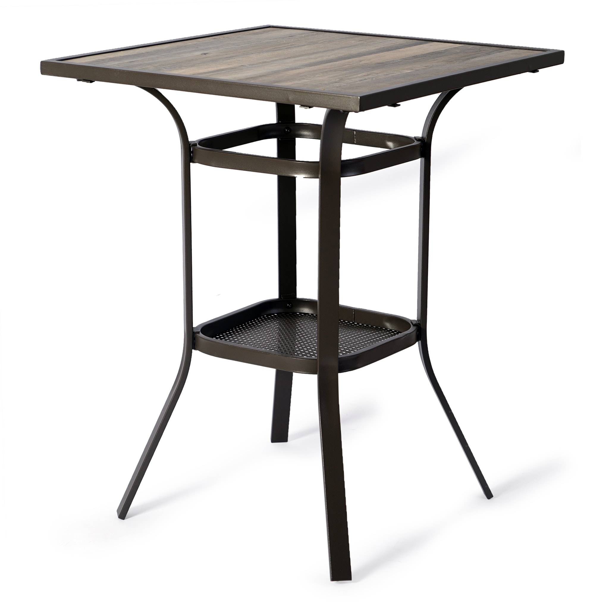 Kozyard KZT112BR table Square Outdoor Coffee 28-in W x 28-in L
