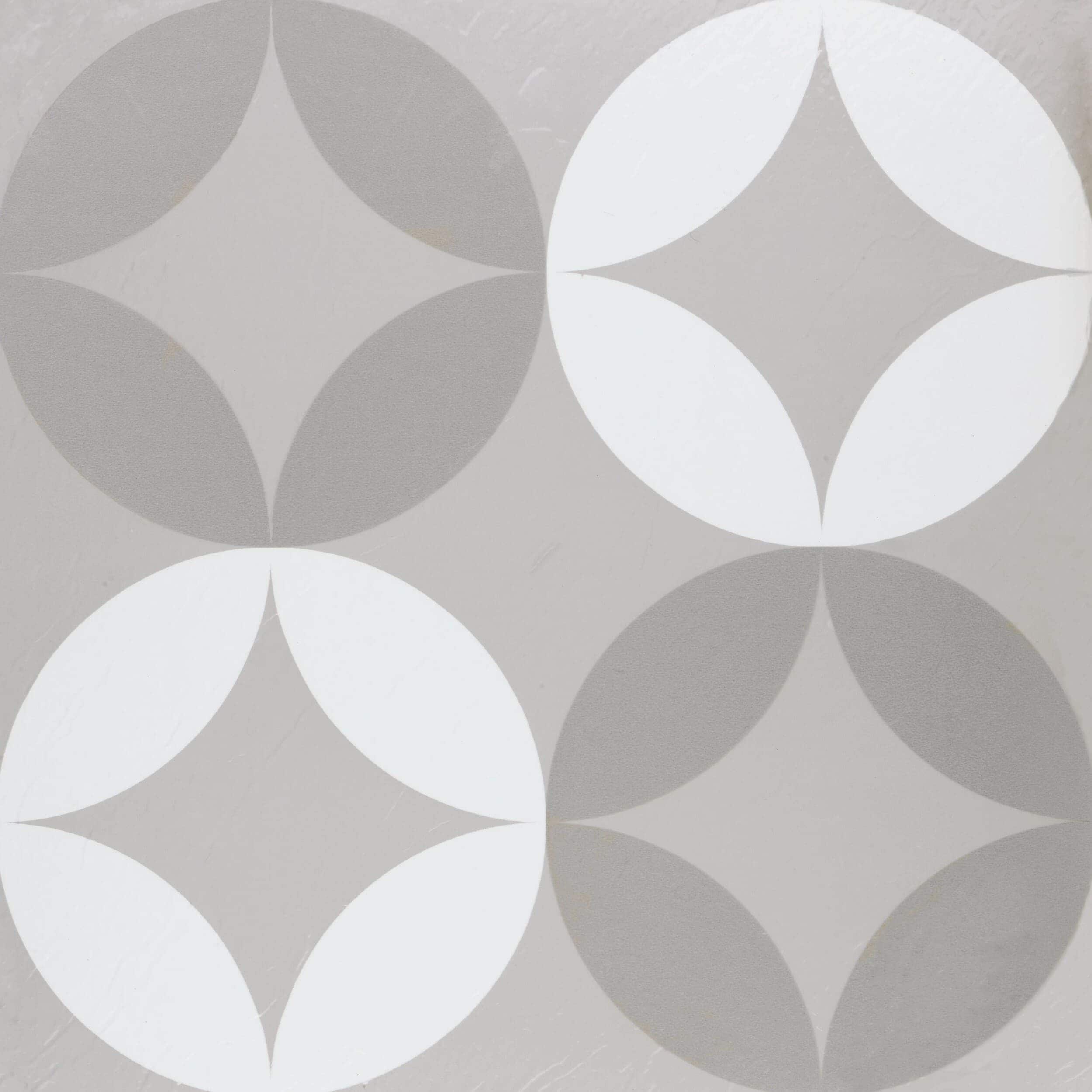 Achim RTFTV62020 Mod Diamond Gray Patterned look 2.75-mil x 12-in W x 12-in L Peel and stick Luxury Vinyl Tile Flooring ( 20-sq ft Carton )
