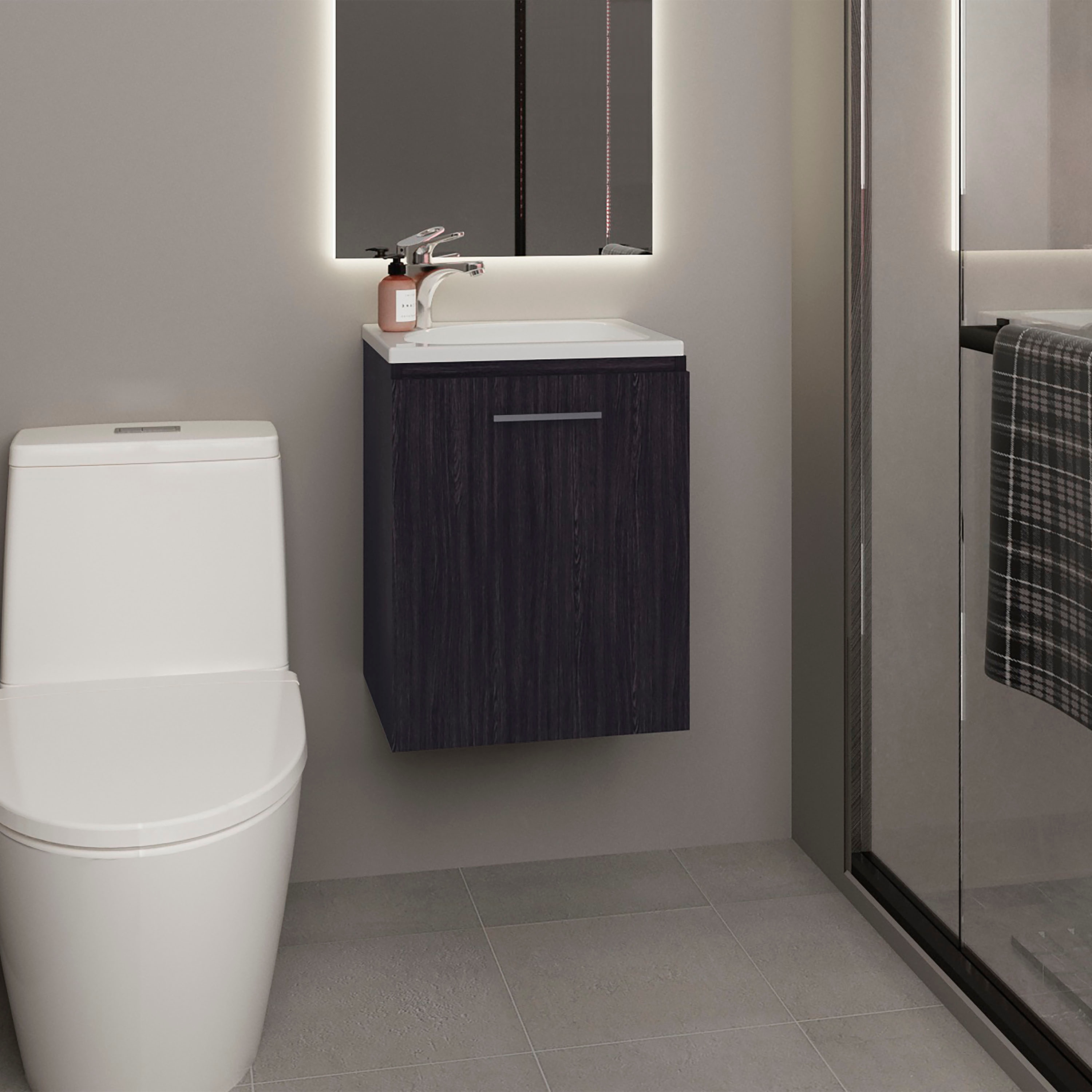 Tatayosi - Bathroom Vanity with Sink 1 Door