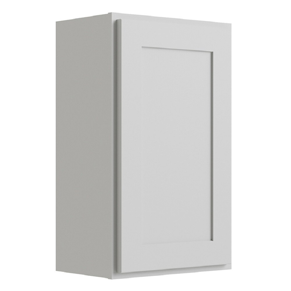 RELIABILT Parkstone 9-in W x 30-in H x 12-in D White Wall Fully Assembled Plywood Cabinet (Shaker Door Style)