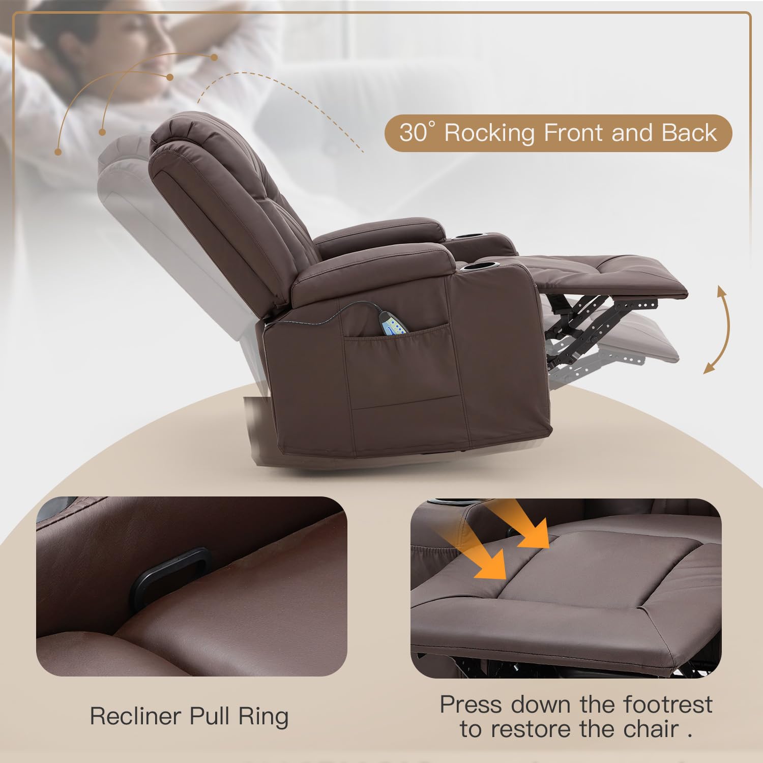 AECOJOY 13096UBR-LS01 Sofas-Loveseats - View #5