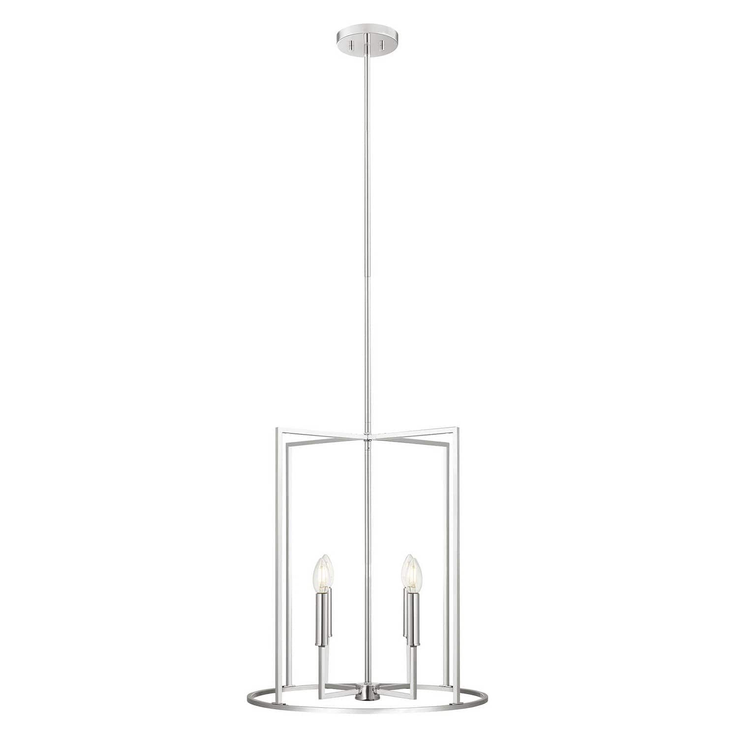 Trade Winds Lighting TW75112CH 4-Light Pendant from Linford Collection in Chrome