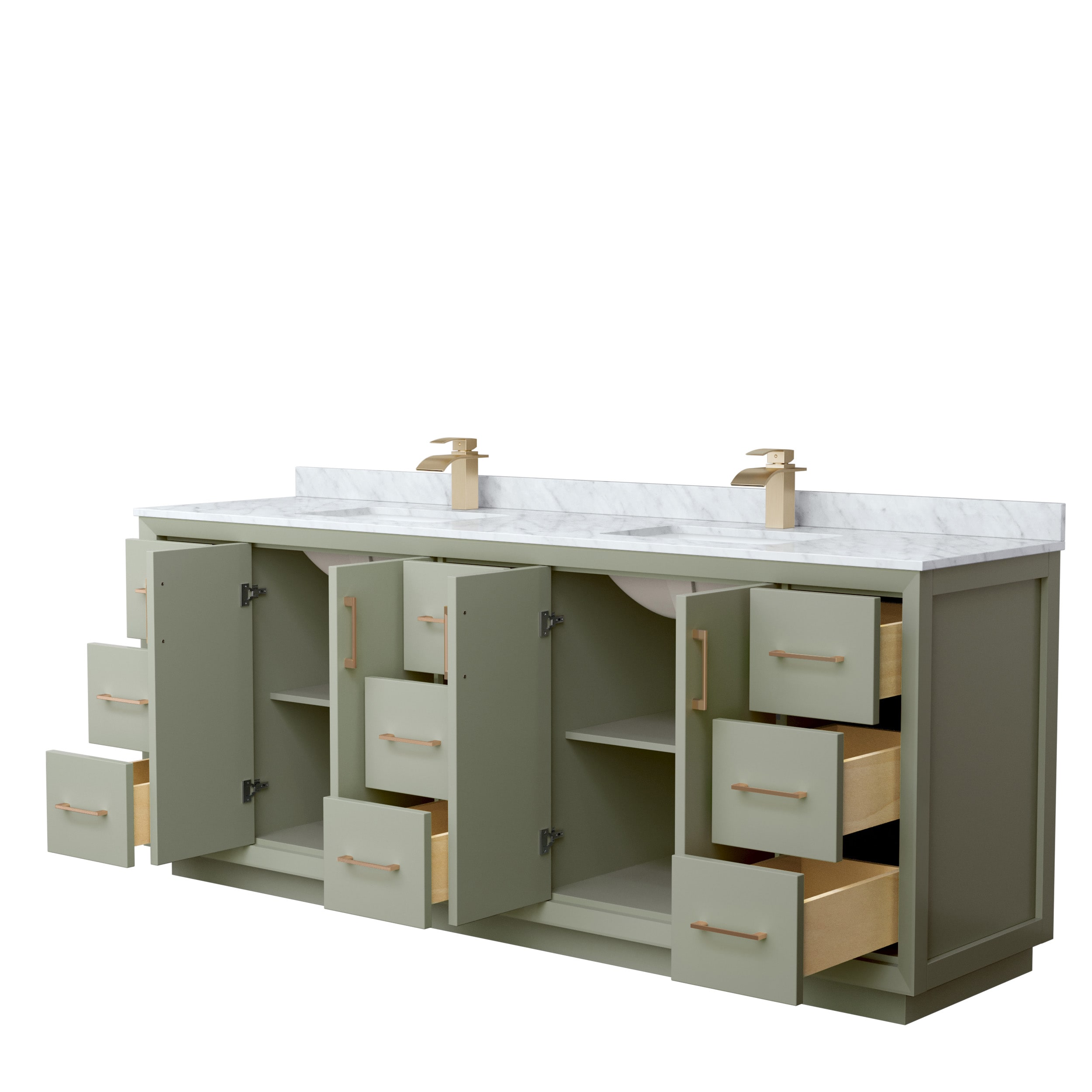 Wyndham Collection WCF414184DLZCMUNSMXX Bath-Vanity-Combo - View #2