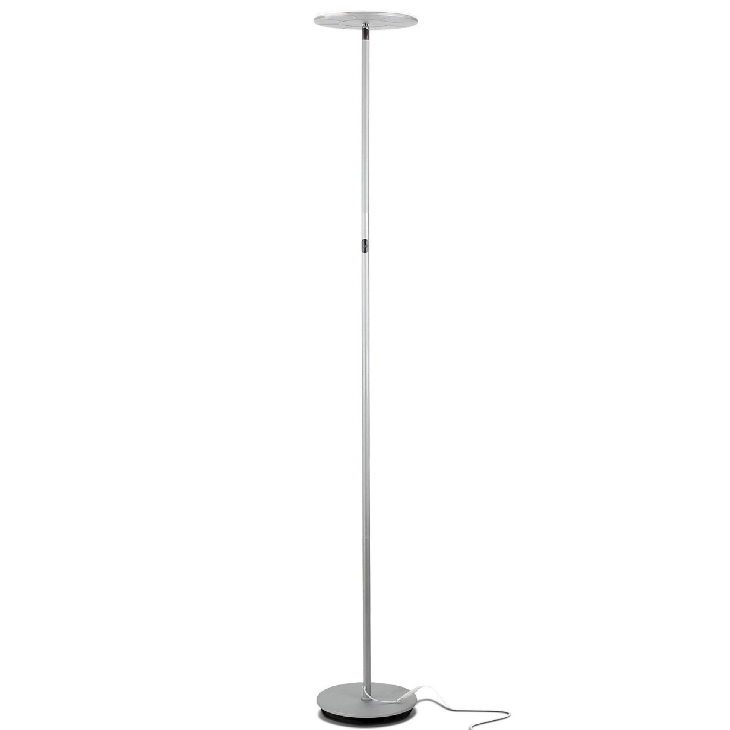 Brightech 67-in Platinum Silver Torchiere Floor Lamp in the Floor Lamps  department at