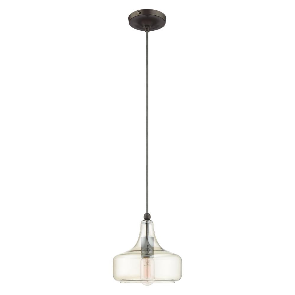 Livex Lighting Art Glass Mini Pendants English Bronze Modern ...