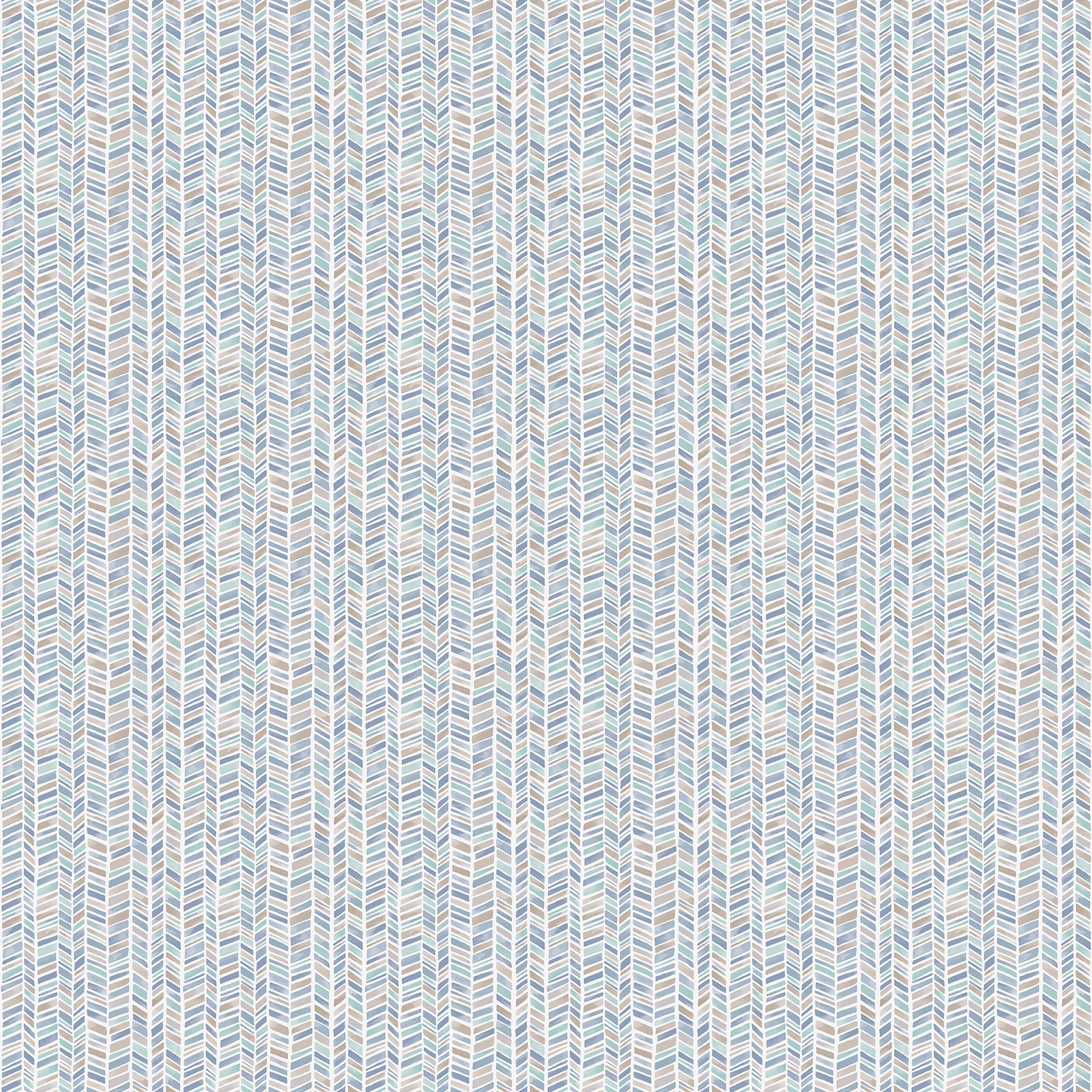 Galerie G56695 Small Prints Stained Glass Stripe Blue Wallpaper G56695