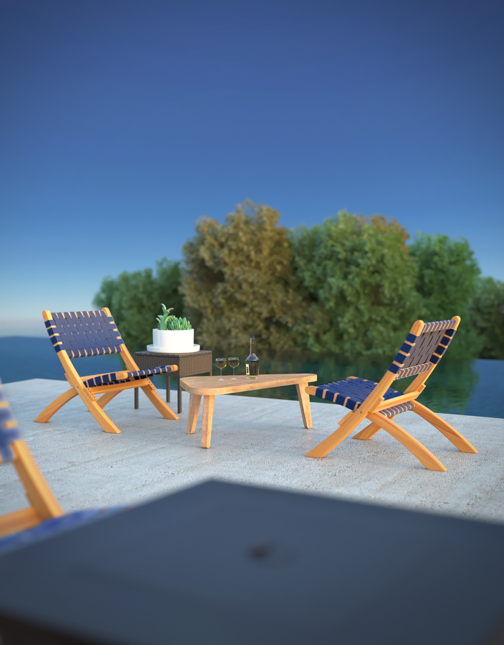 Well Traveled Living 63636 Folding-Chairs - View #7