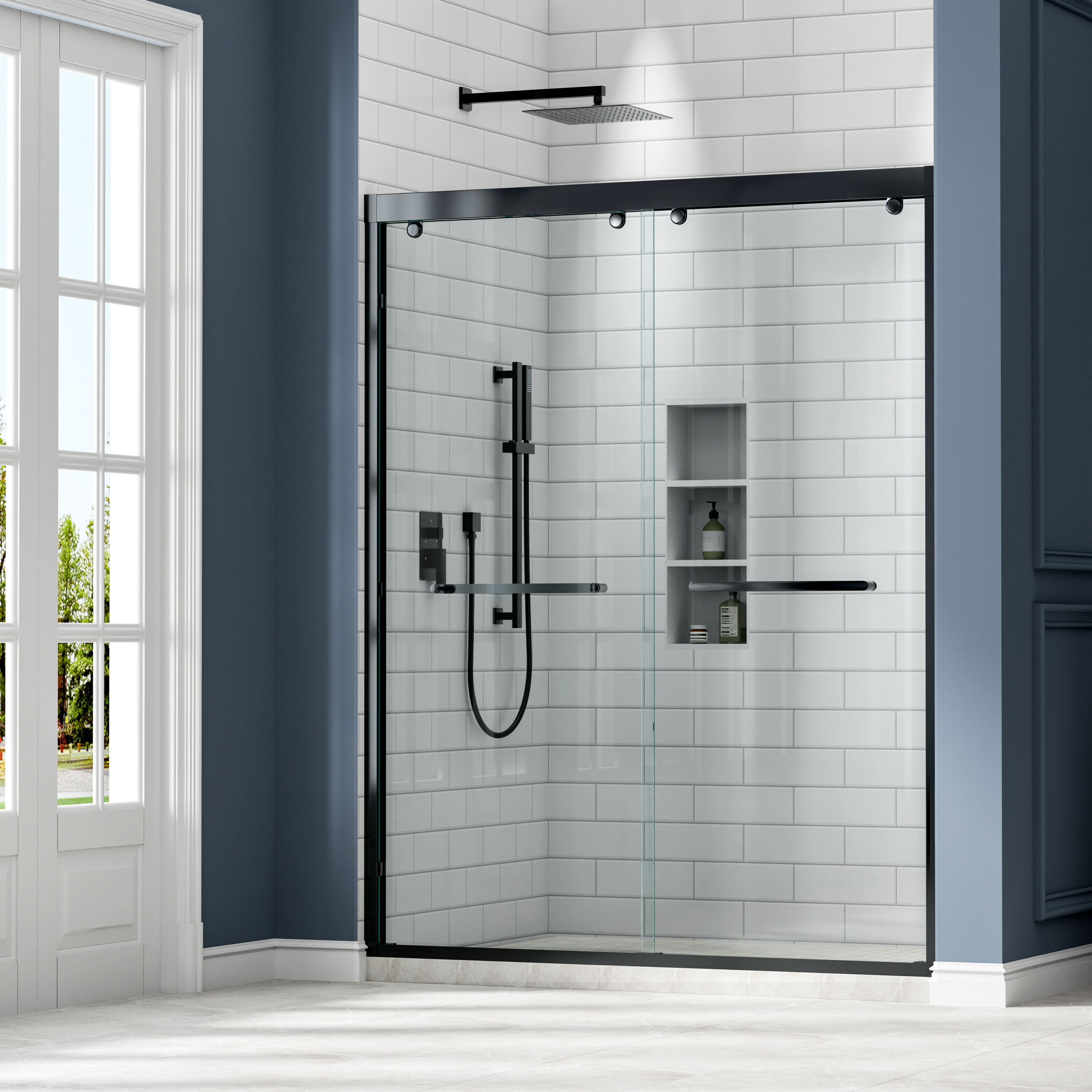 Forclover CBF-SD3472BFMB Shower-Doors - View #2