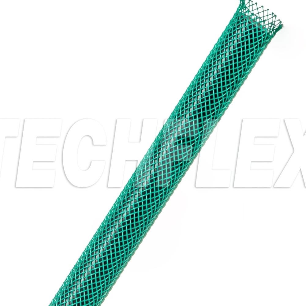 Techflex TCNCD358533  PET3-D-GN 0.25-0.75 in. Expandable Tubing Green 500 ft. Roll