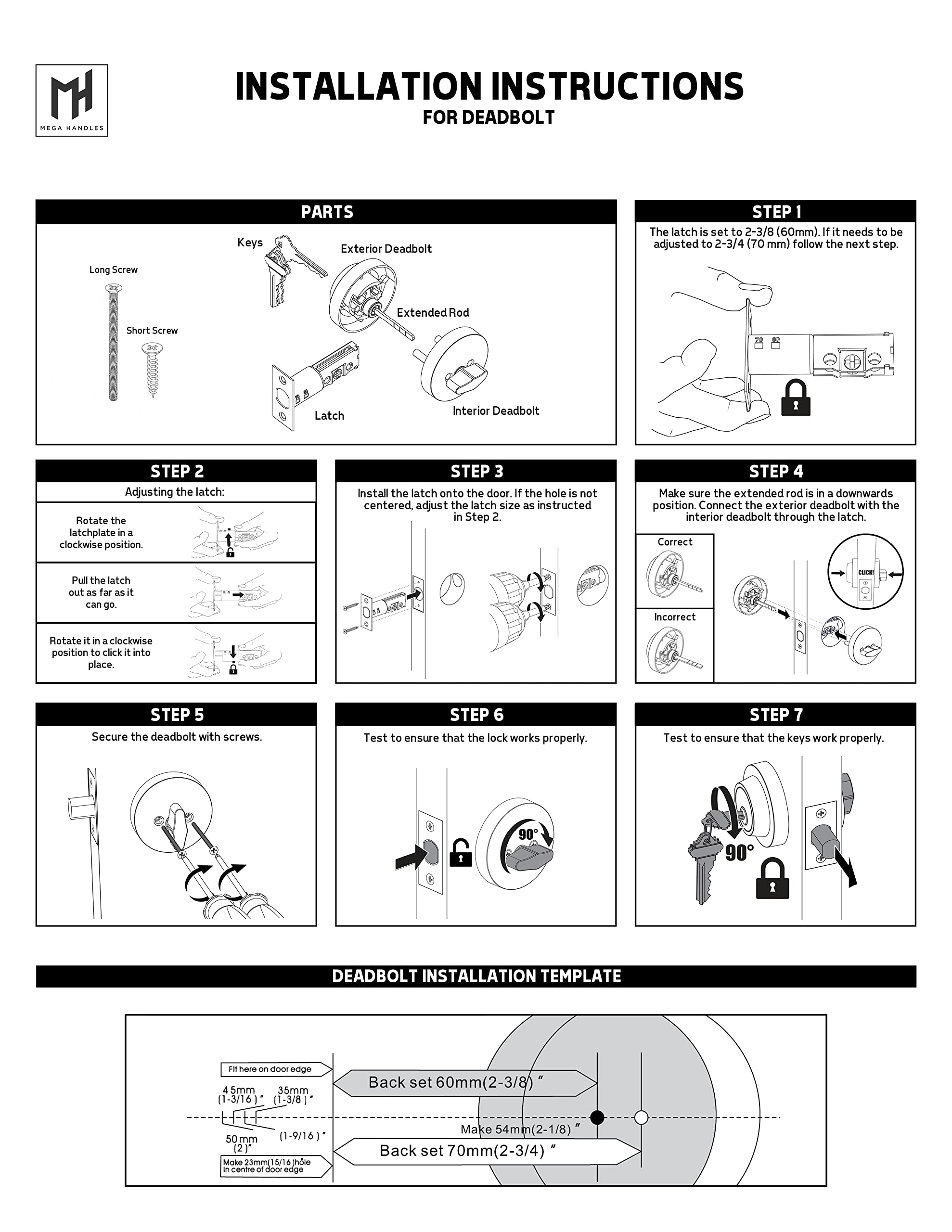 Mega Handles ROBELL-DB-MB-1 Door-Handles - View #4