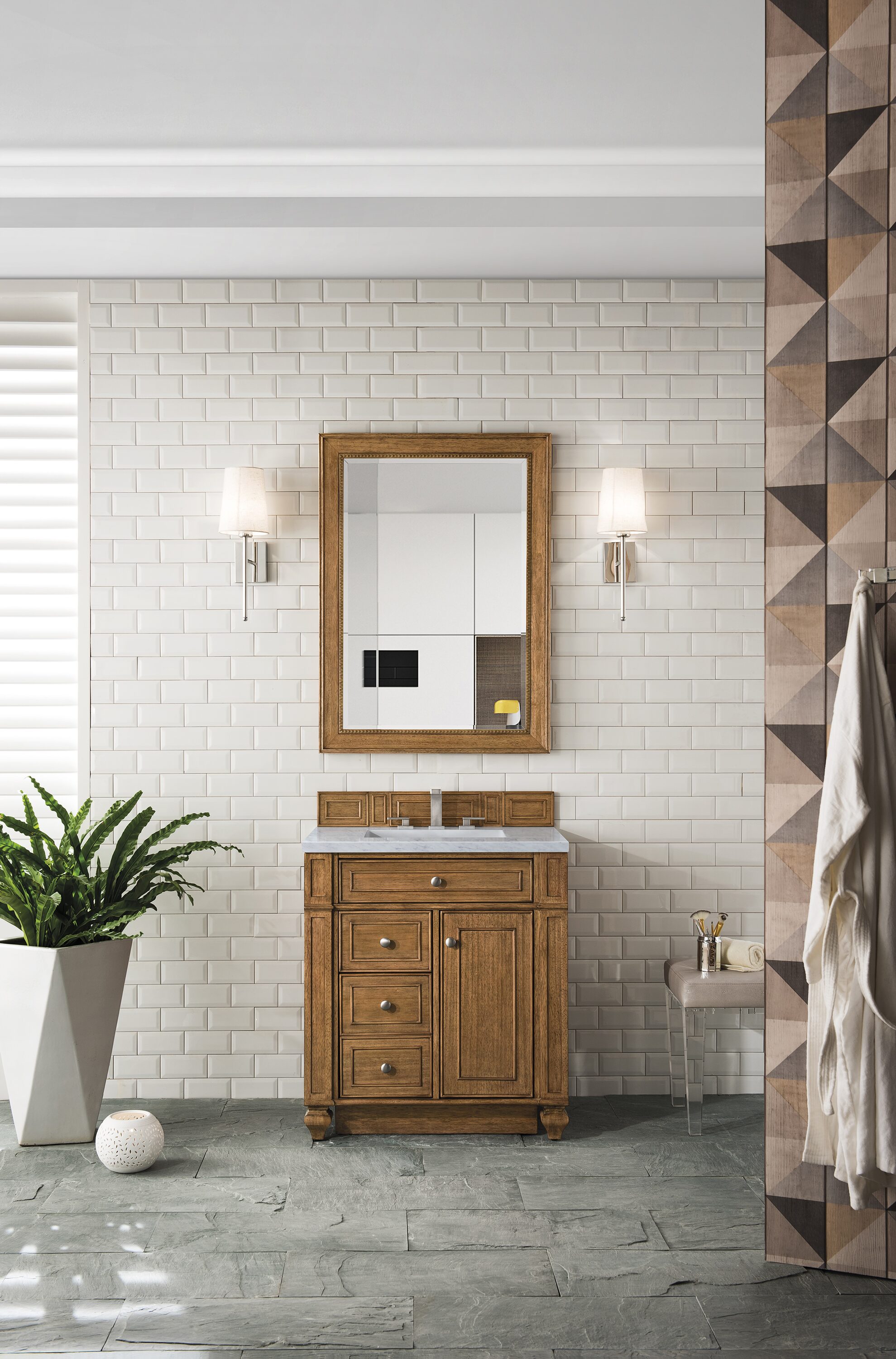 James Martin Vanities 157-M29-SBR Framed-Bath-Mirrors - View #3