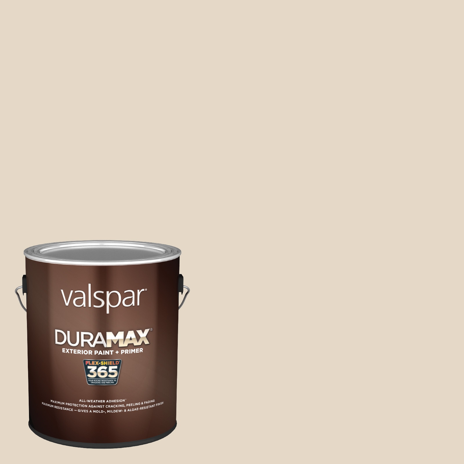 Valspar 3002-10C-74233 Duramax Flat Savoury Beige 3002-10C Latex Exterior Paint + Primer ( 1-gallon )