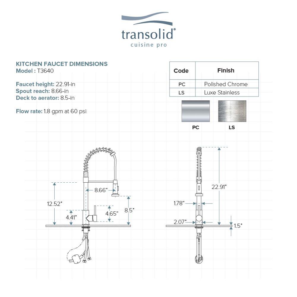 Transolid T3640-LS Kitchen-Faucets - View #5