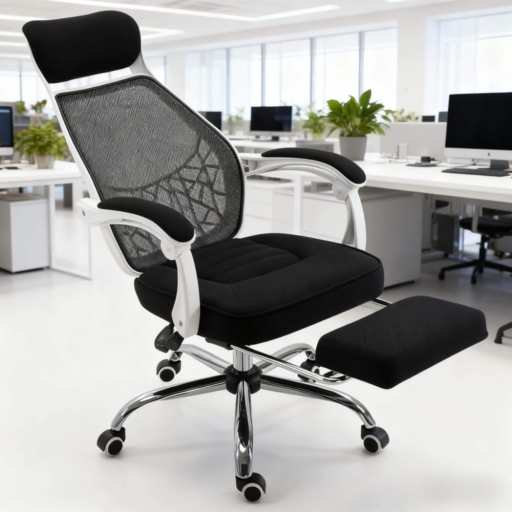 Ergonomic High Back Mesh Office Chair Swivel Reclining Computer Chair ...