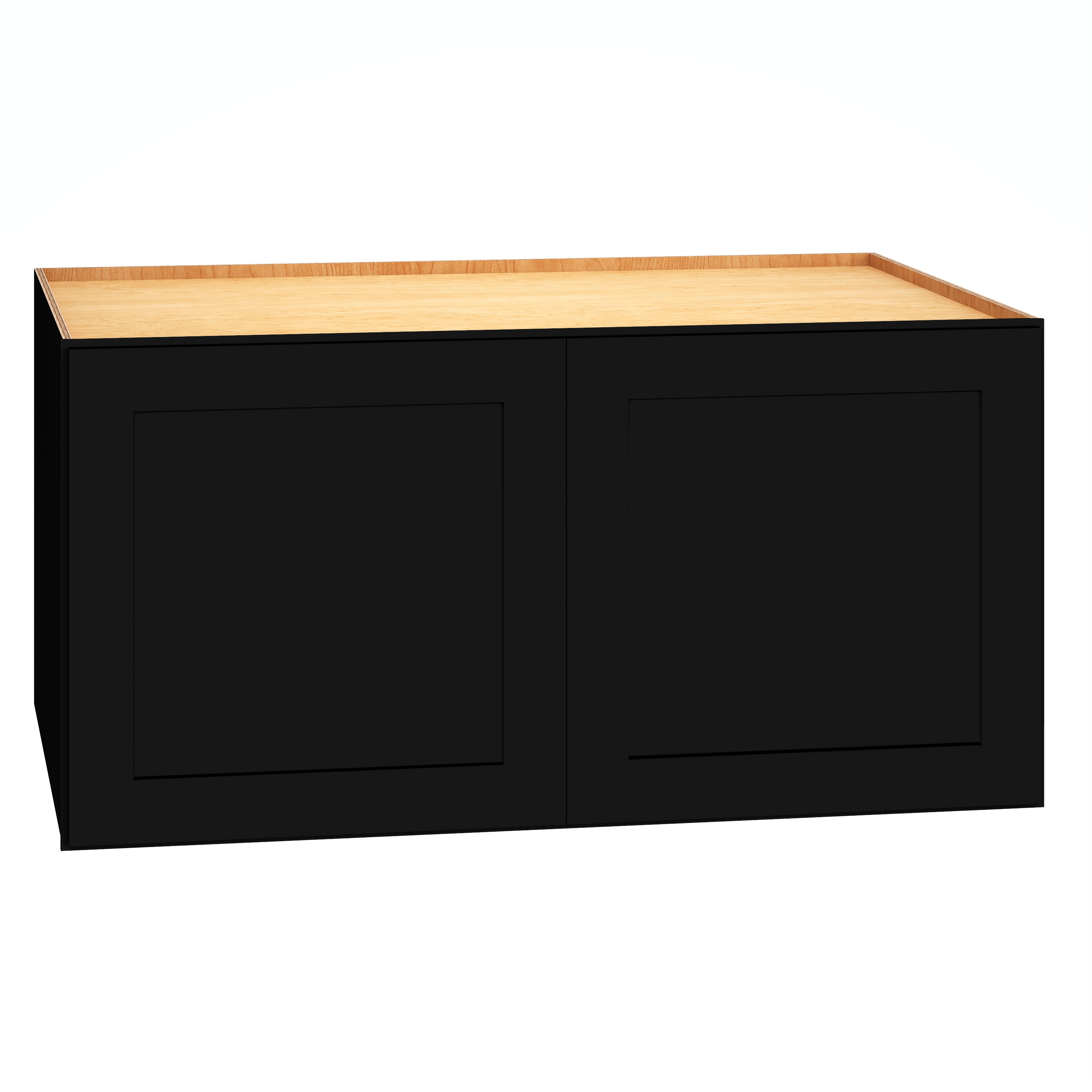 Diamond Express 61I-W361824 Jamestown 36-in W x 18-in H x 24-in D Black Wall Fully assembled Plywood Cabinet (Recessed Panel Shaker)