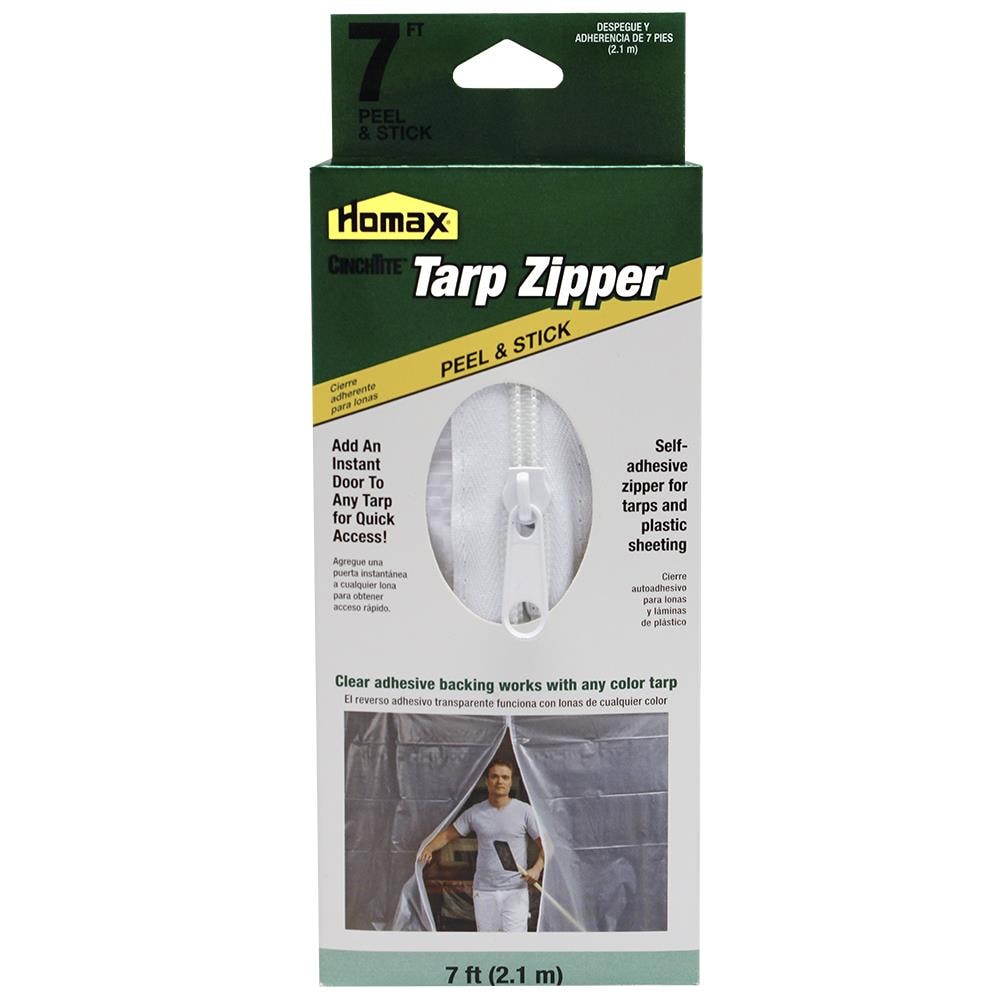 AC Infinity Peel and Stick Zipper 1-Pack, 7 ft. x 3 in. Heavy Duty Dust  Barrier, Double Sided Zipper for Grow Rooms, Greenhouses, Construction  Sites, and Repair Zones : : Patio, Lawn & Garden