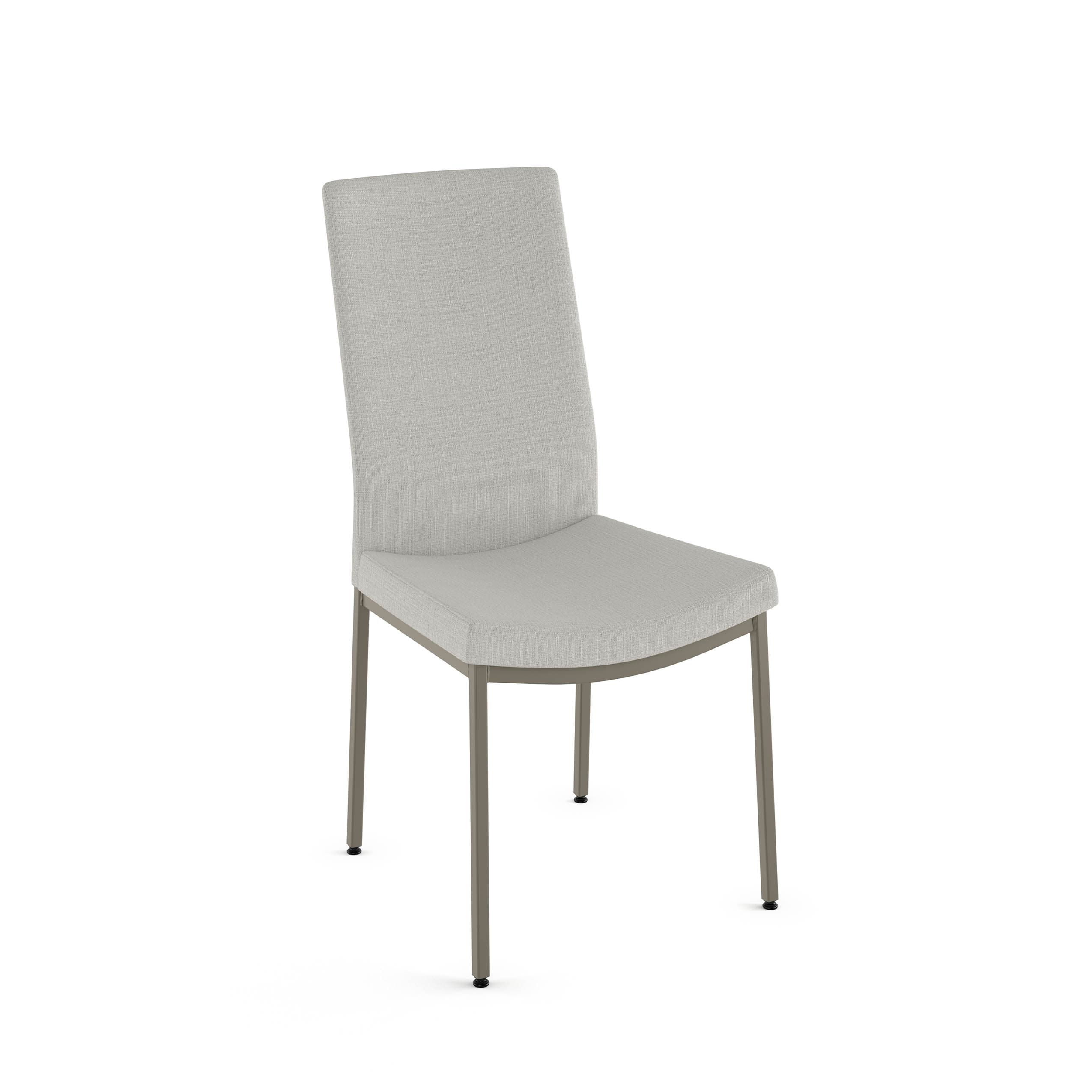 Amisco 34501-WE/1B56BAF4 Torres Contemporary/Modern Polyester/Polyester Blend Upholstered Dining Side Chair (Metal Frame)