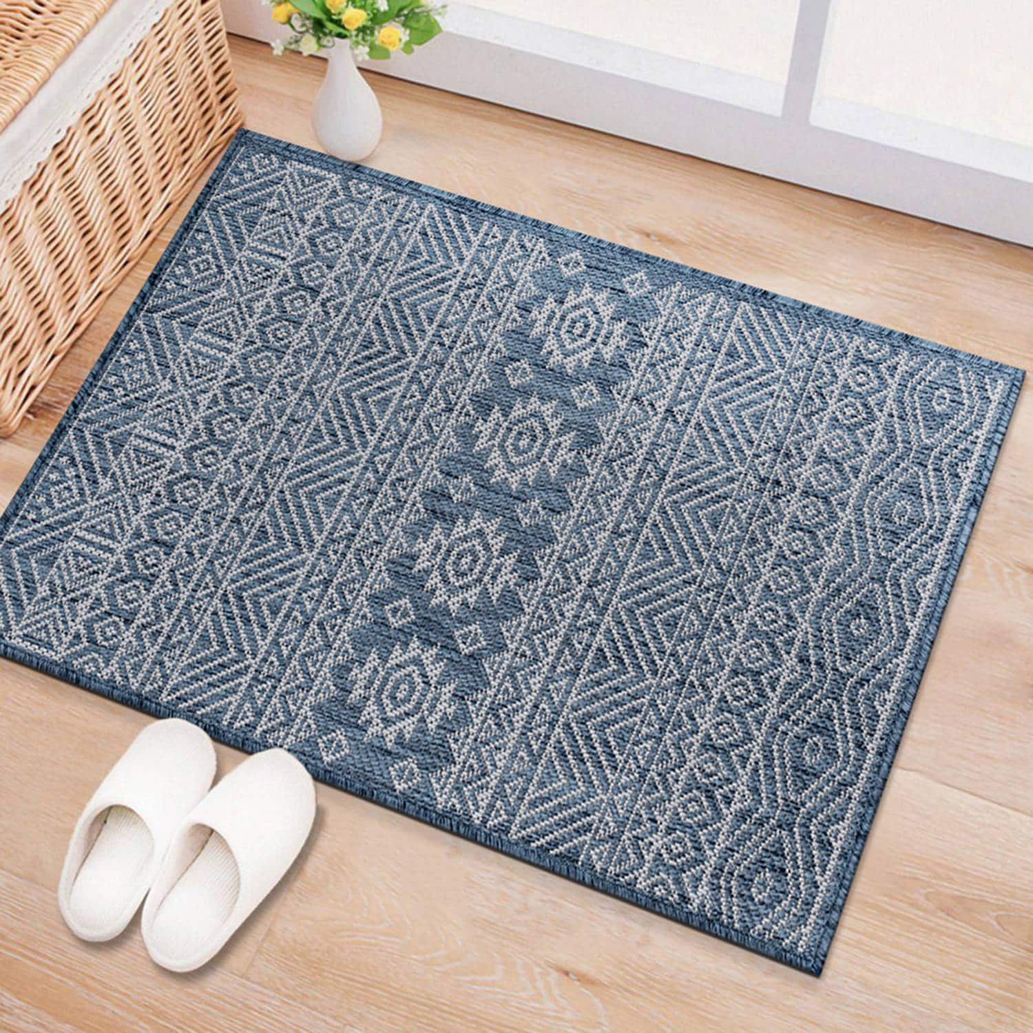World Rug Gallery 124NAVY2X3 rugs - View #2