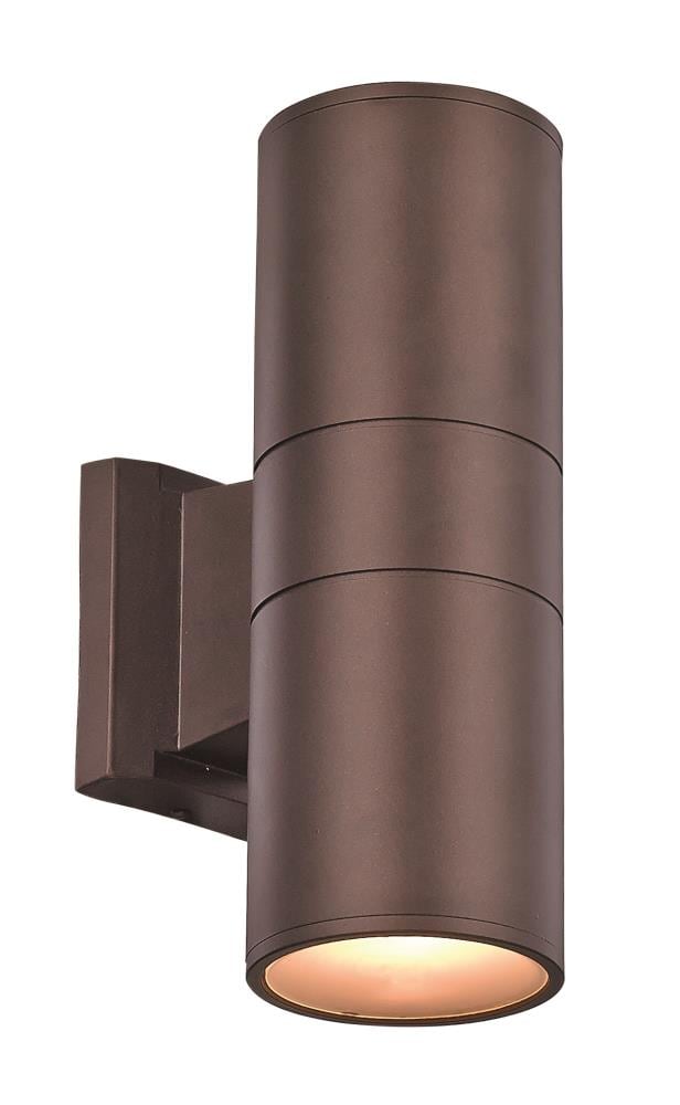Lucid Lighting LED-40960 BZ 1 -Light 10-in H Matte Bronze Hardwired Integrated LED Outdoor Wall Light