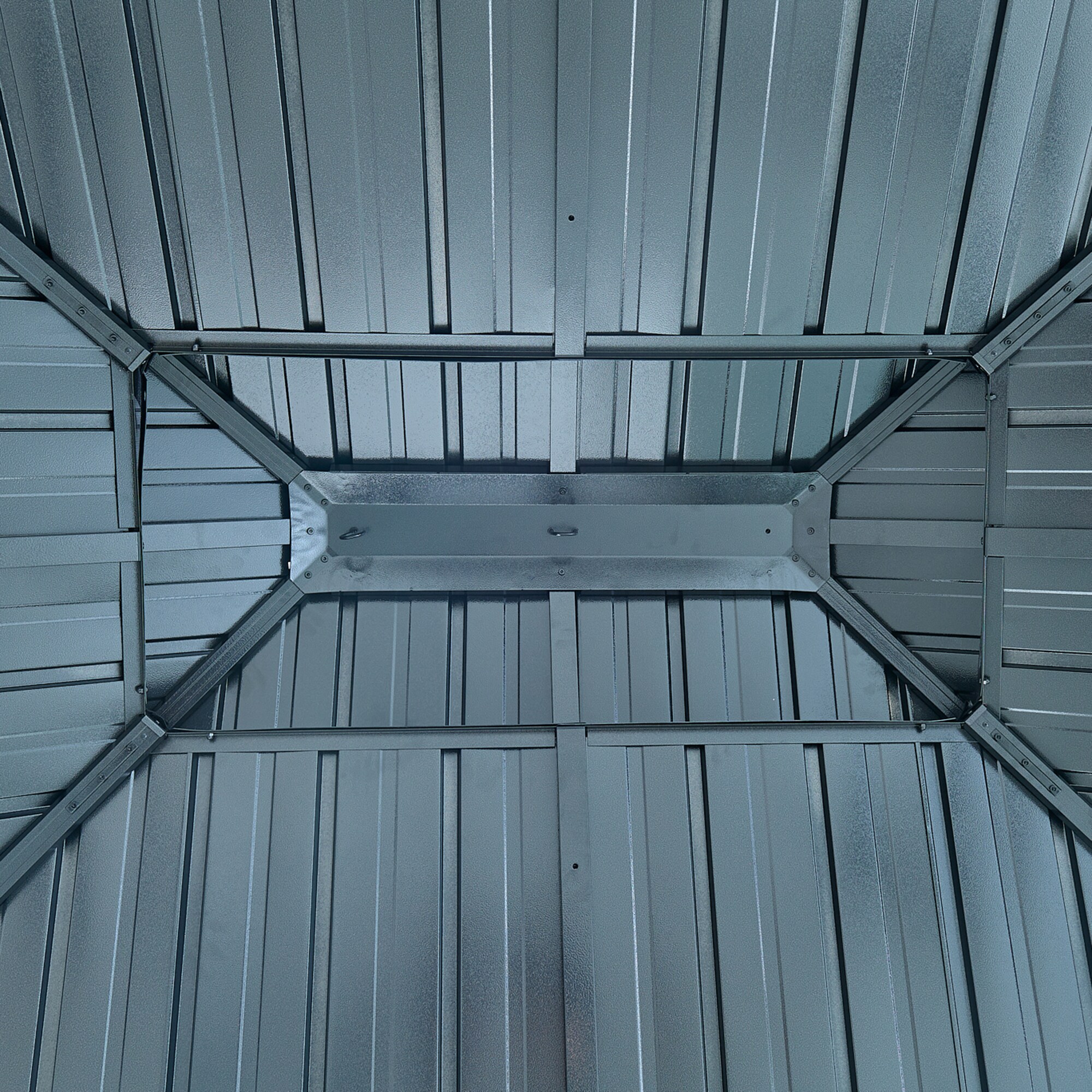 SINOFURN SYE350008GY Wood-Resin-Gazebos - View #7