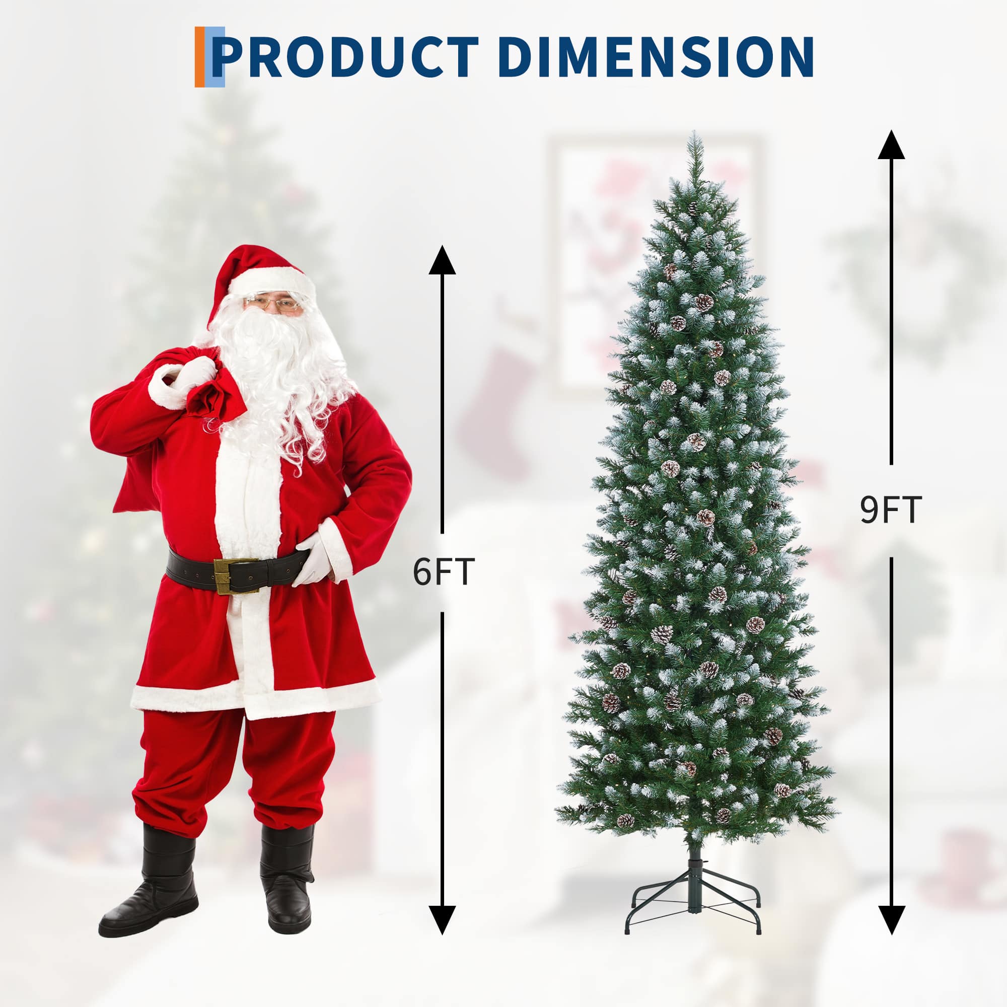 Qeetex YJCJ-PHK-35JNM7VQ Artificial-Christmas-Trees - View #8