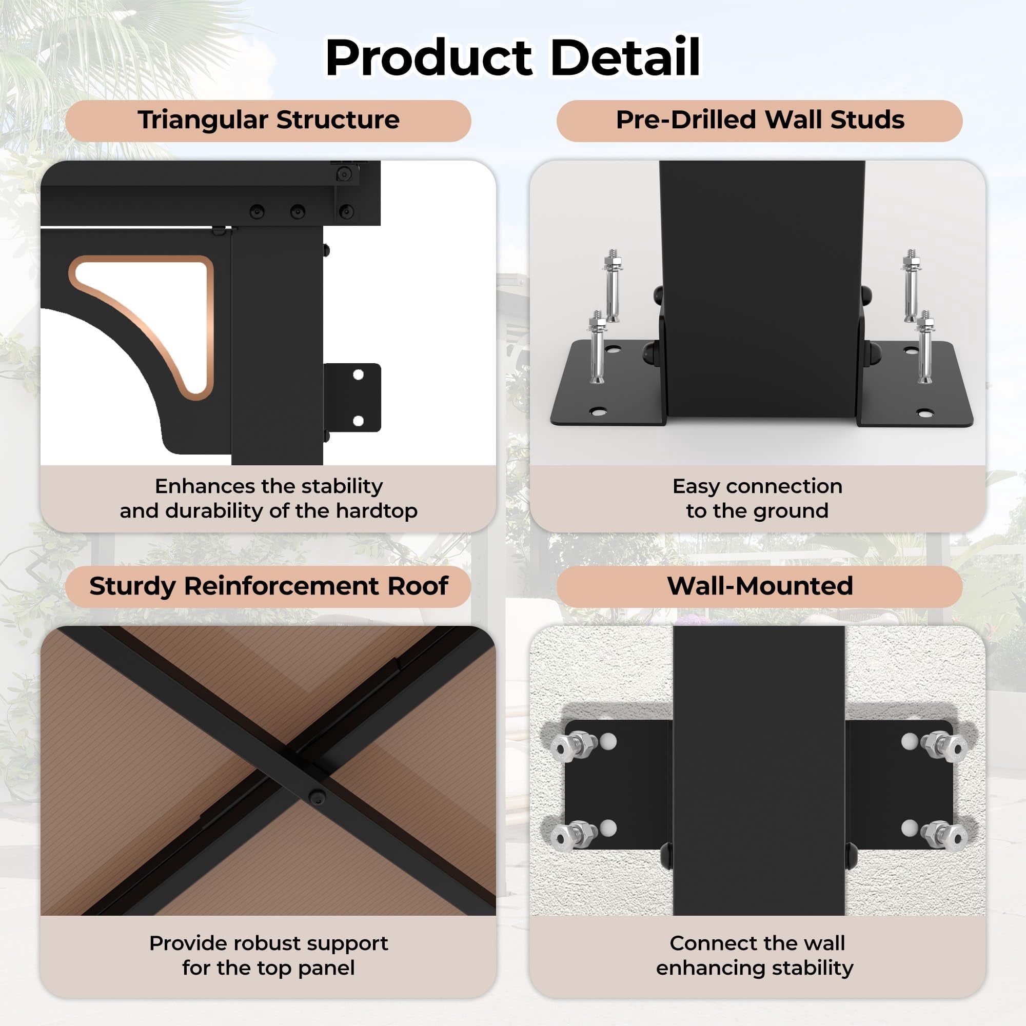 GAOMON LSPPJOK-0TW4YMQ9GB Wood-Resin-Gazebos - View #6