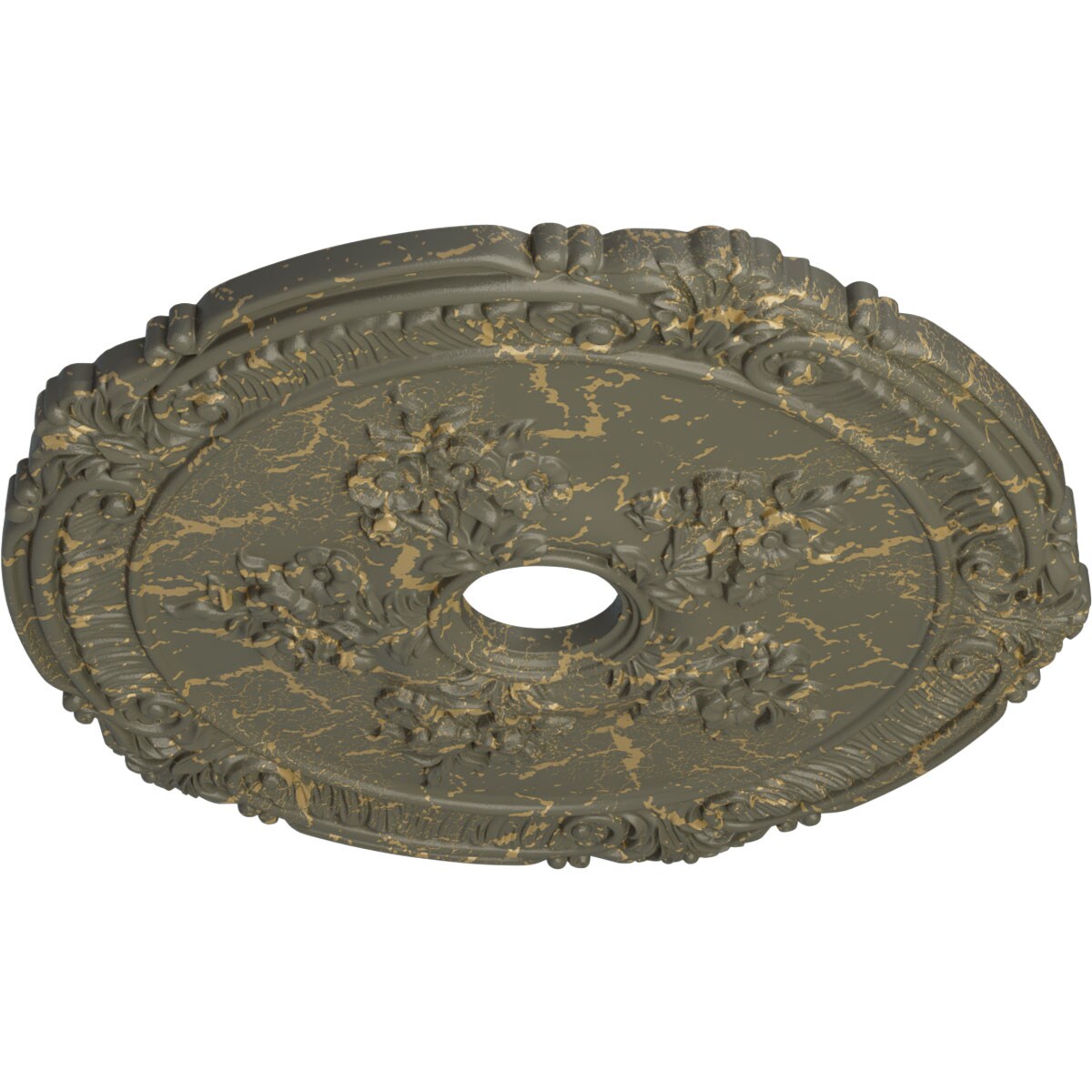 Ekena Millwork CM26ATWHC Ceiling-Medallions - View #2