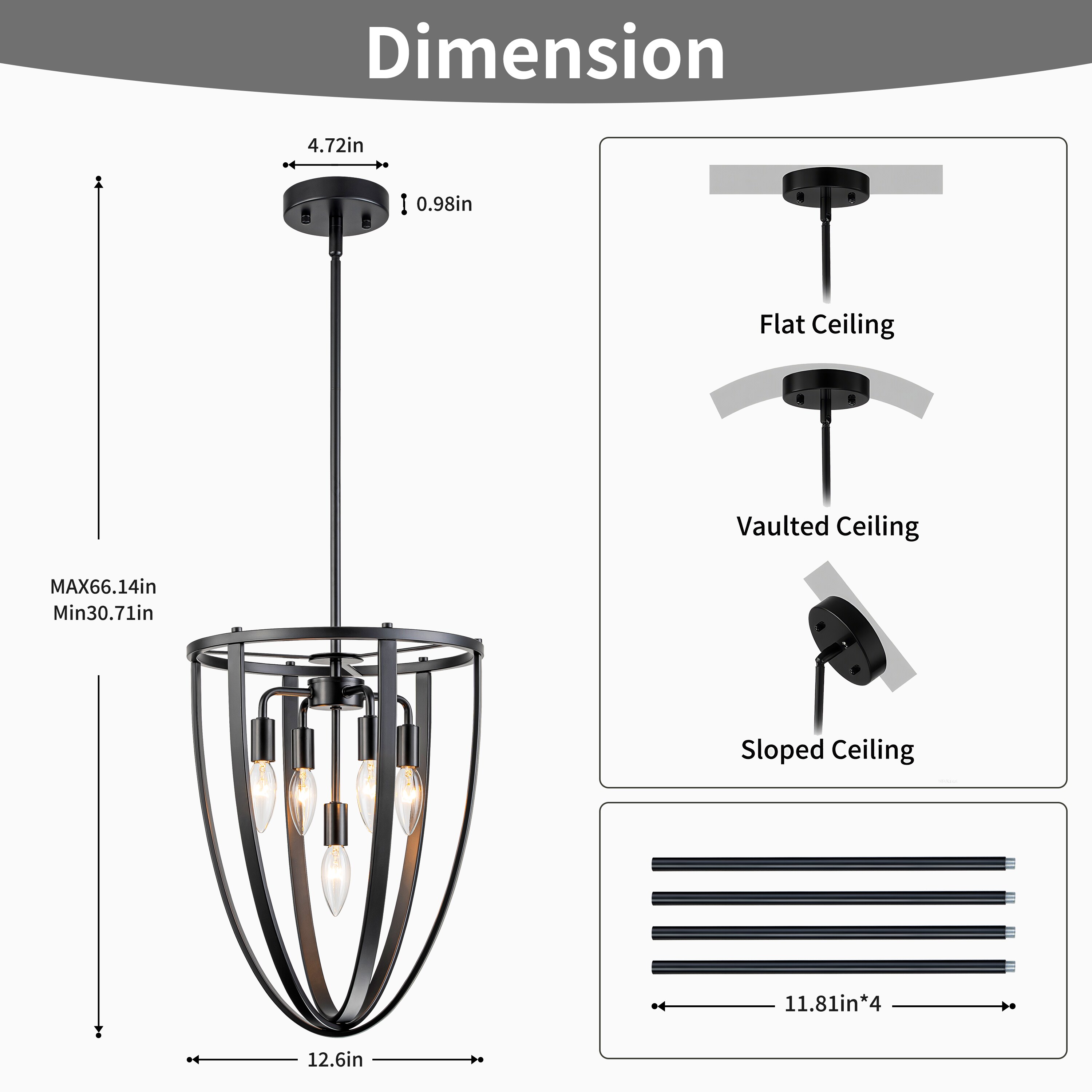 GoYeel ZP185BL05 Pendant-Lights - View #6