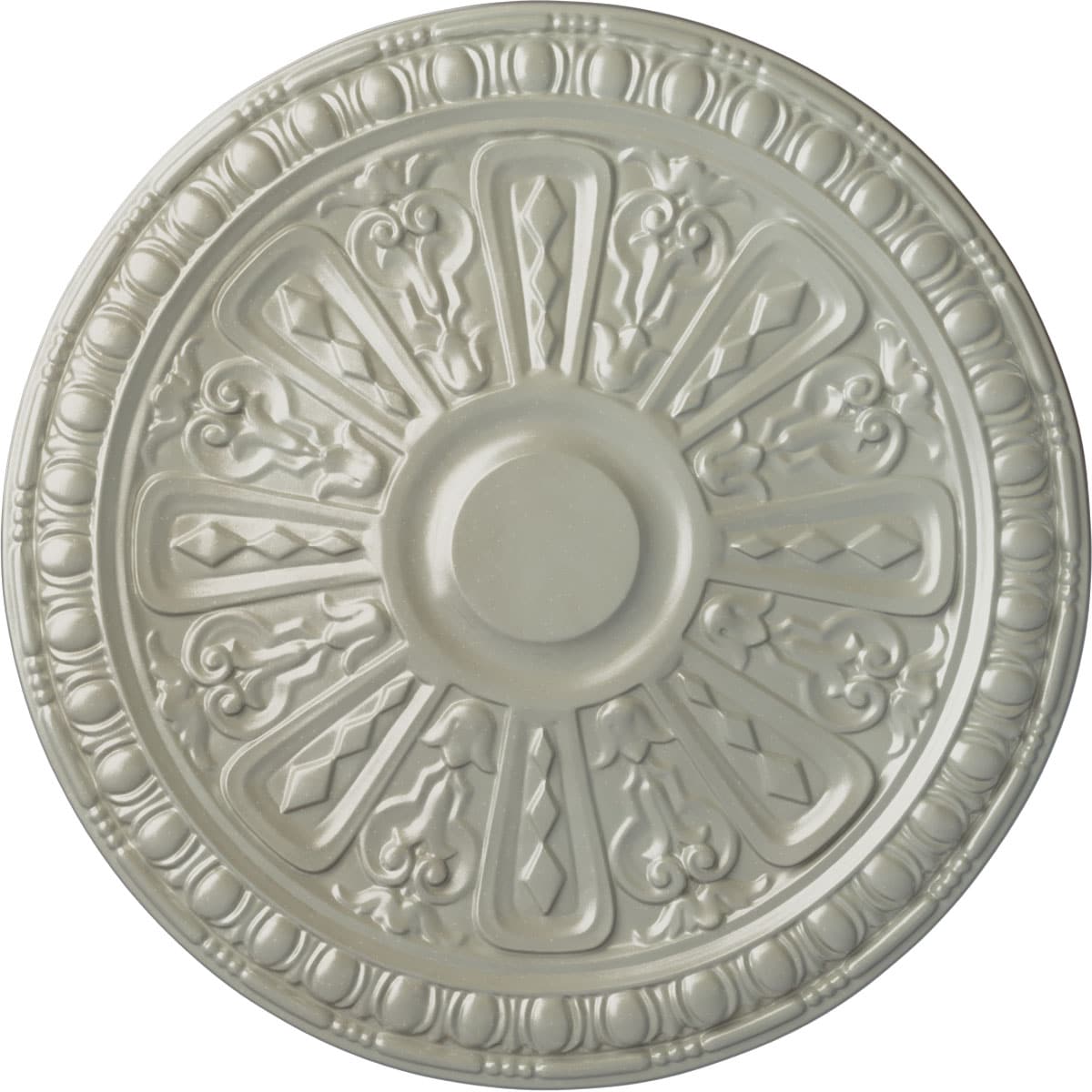 Ekena Millwork CM18RA2FCS Raymond 18-in W x 18-in L Painted Flash Copper Polyurethane Whole Ceiling Medallion