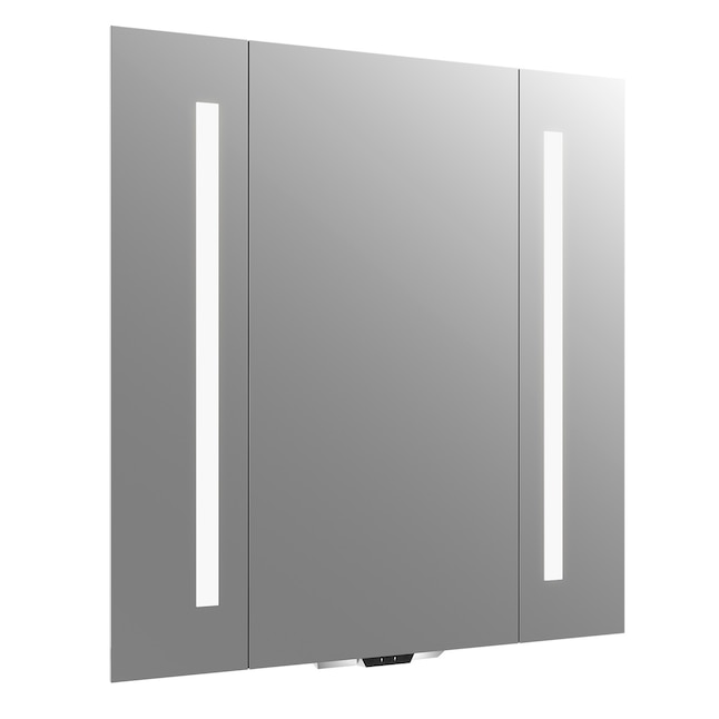 Verdera Voice 40 in. W x 33 in. H Frameless Wall Mirror with Amazon Alexa Verdera Voice 40 in. W x 33 in. H Frameless Wall Mirror with Amazon Alexa