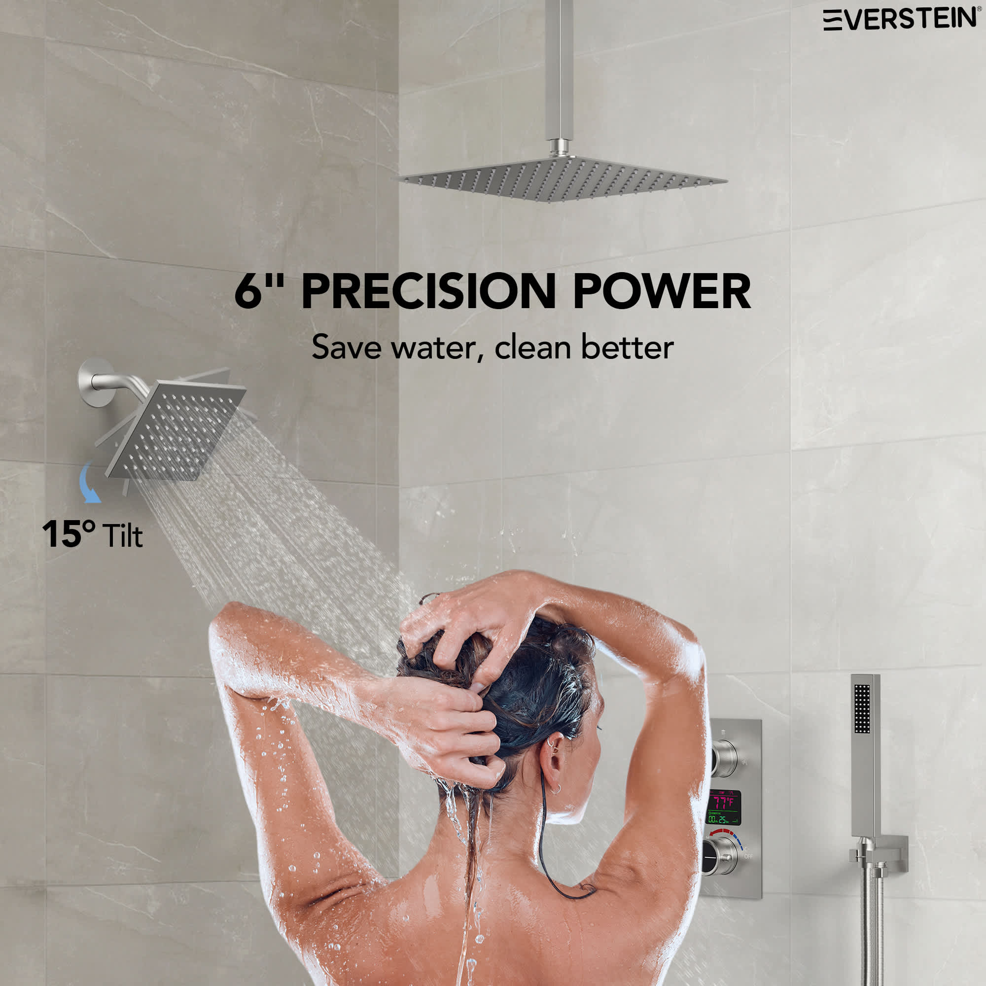 EVERSTEIN SFS-1033-NK12 Tub-Shower-Faucets - View #5