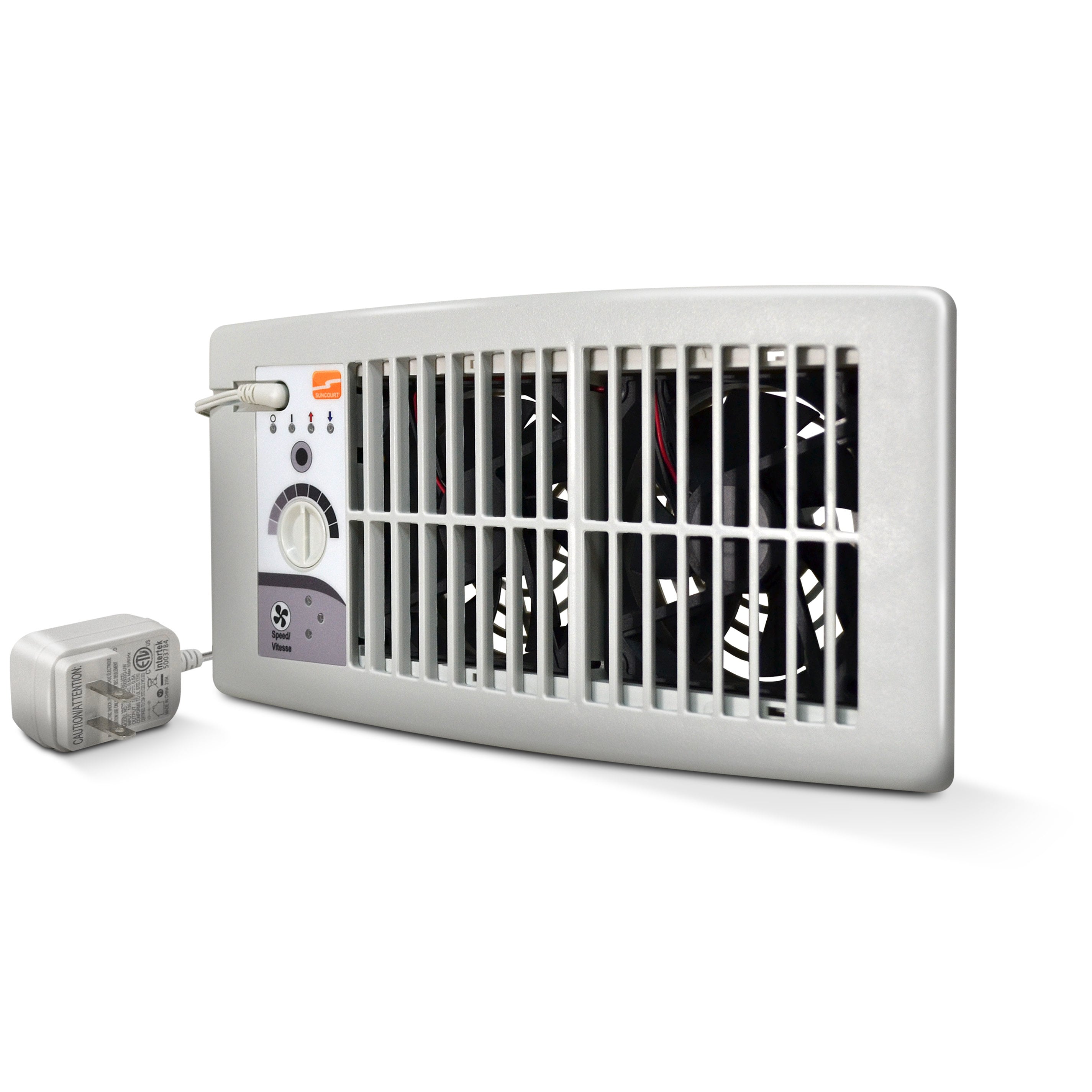 SUNCOURT HC500-W 11.625-in x 5.625-in ABS resin White Register Boosters