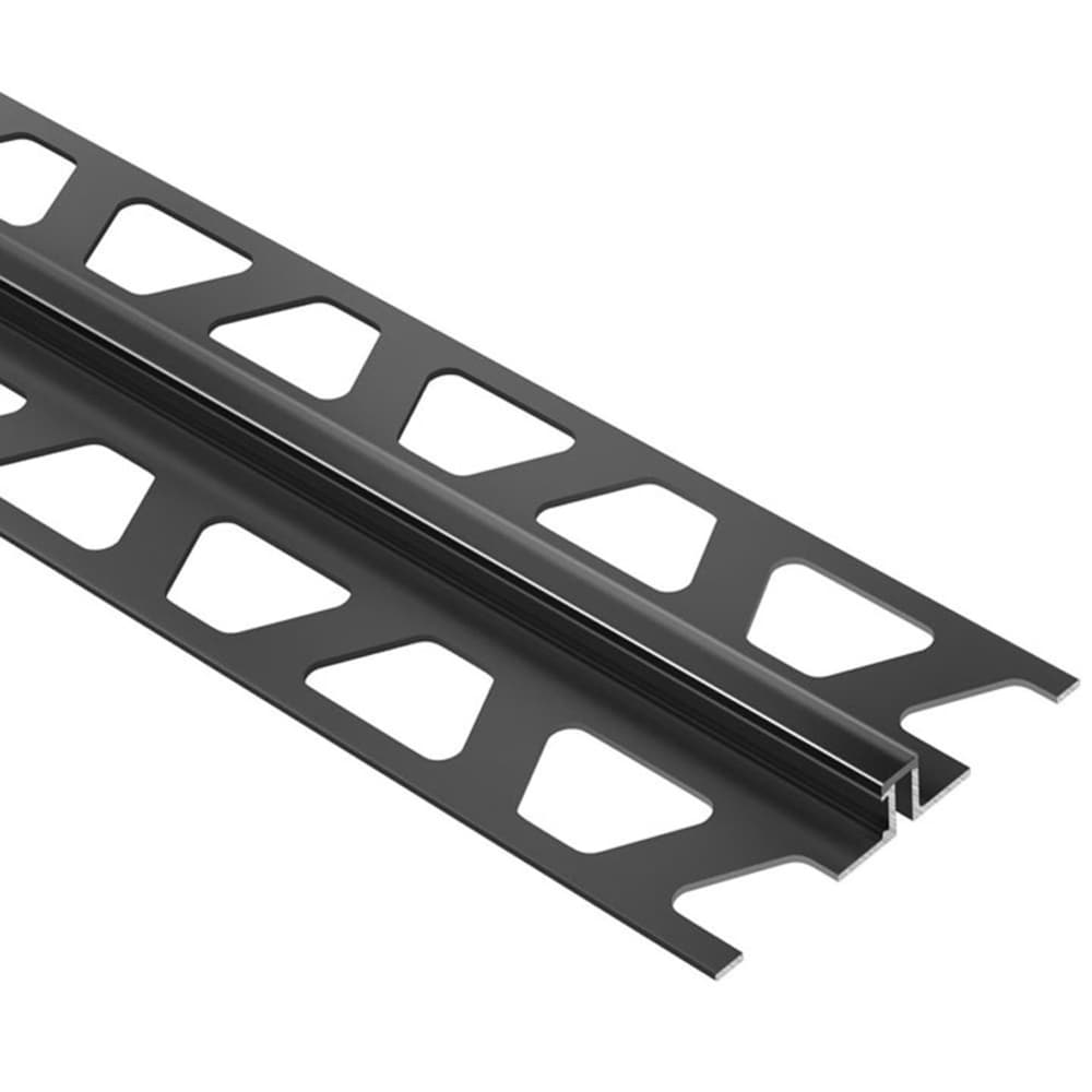 Schluter Systems Dilex-BWS 0.25-in W x 98.5-in L Dark Anthracite PVC Tile Edge Trim