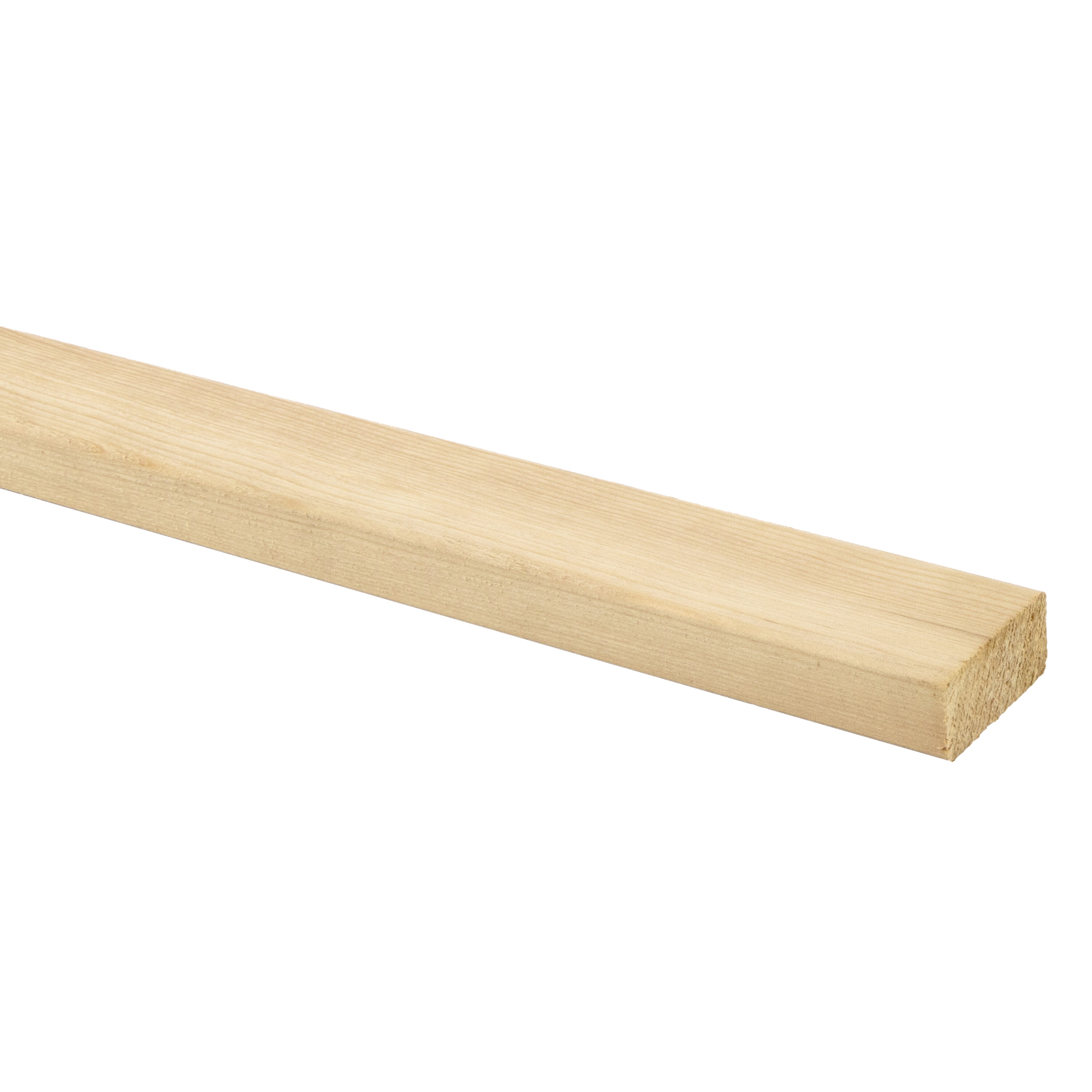 RELIABILT L538442L10 1-in x 2-in x 10-ft Unfinished Clear S4S Hemlock Common Softwood Board