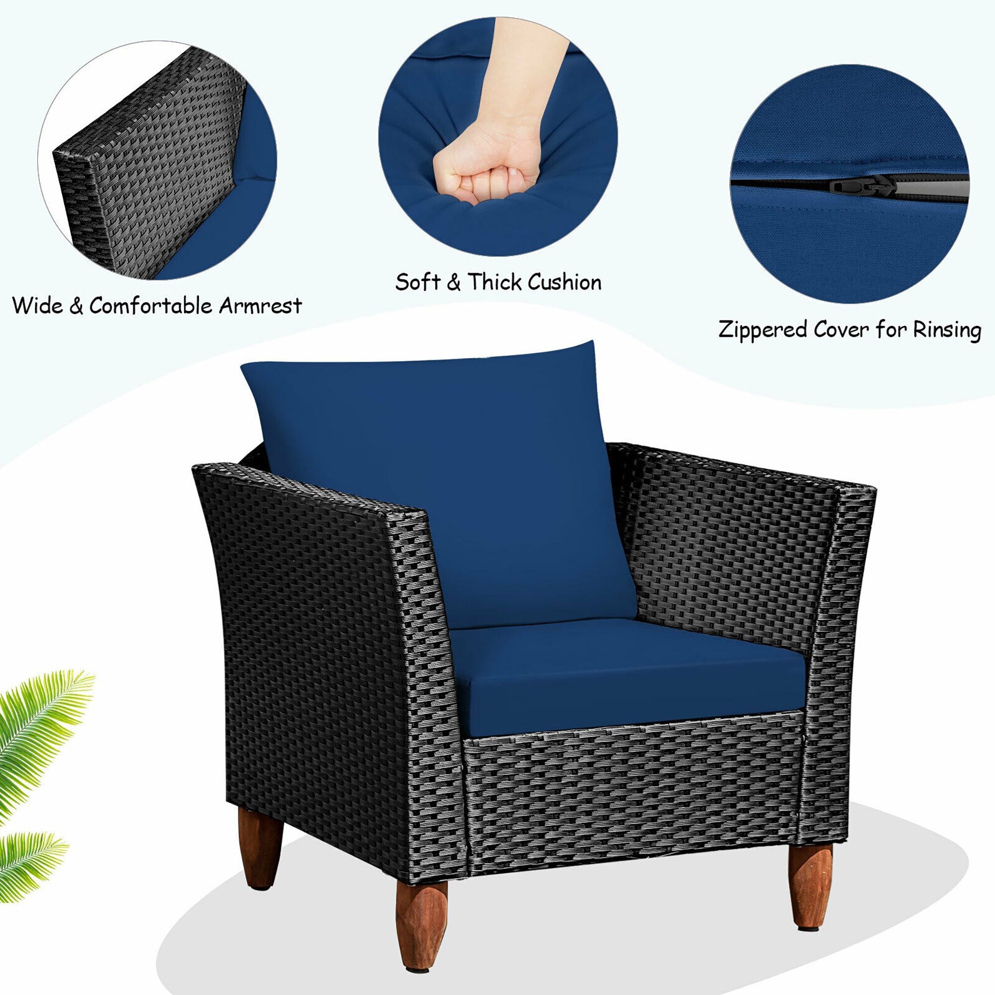 Forclover HYFL-32NY Patio-Conversation-Sets - View #5