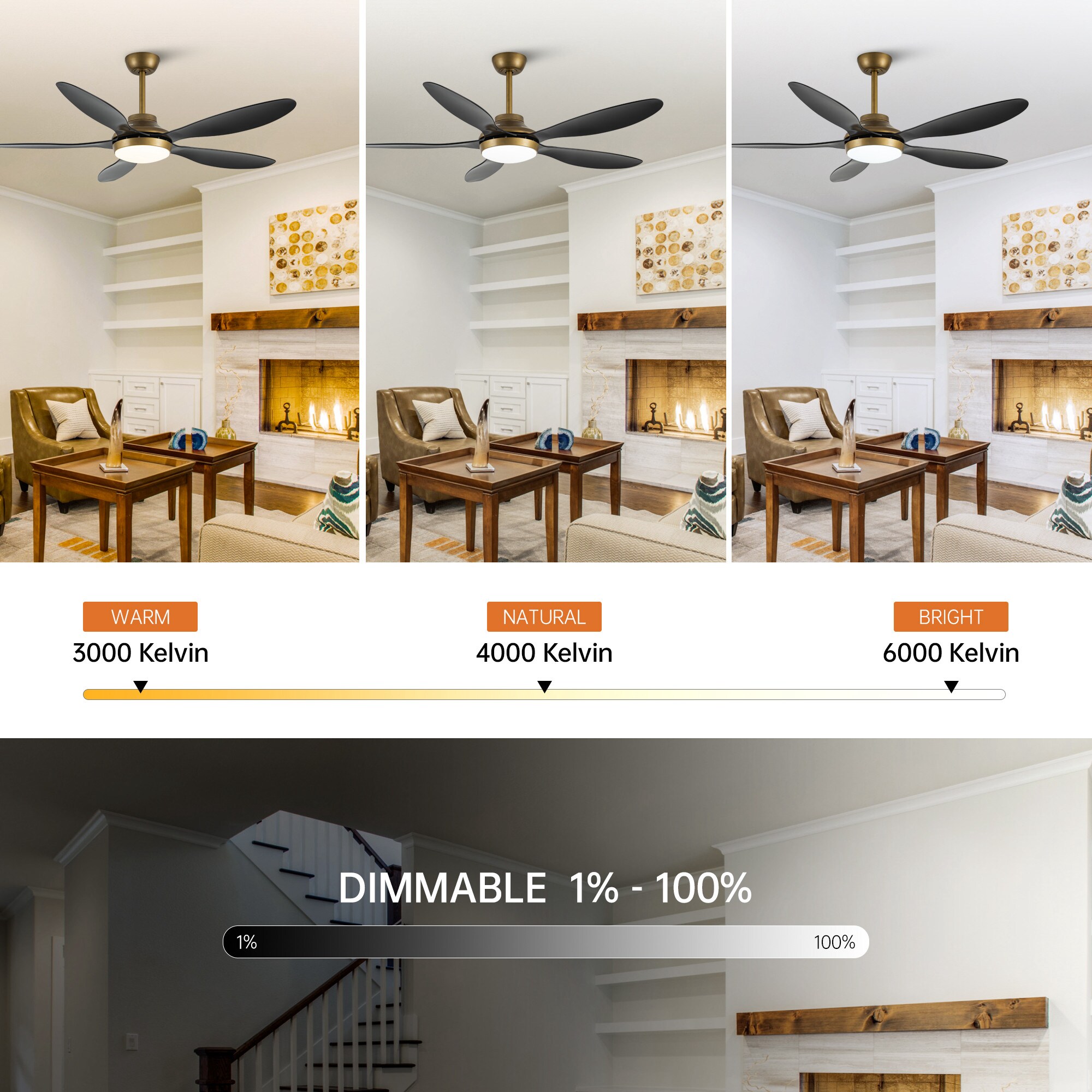 Parrot Uncle F6357-SMART Ceiling-Fans - View #6