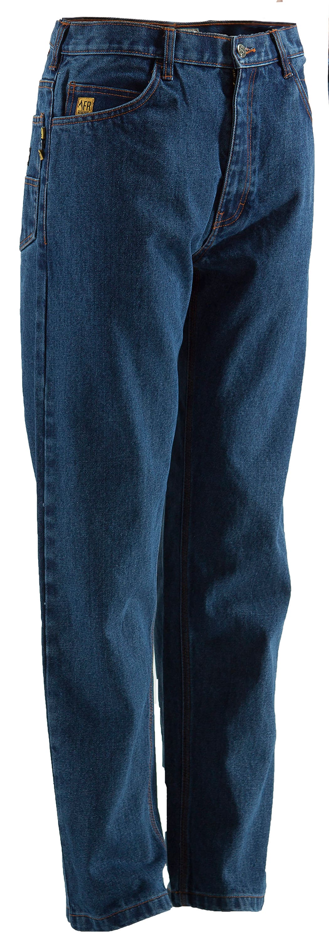 Traders Regular Fit Stretch Jeans Blue Black - Lowes Menswear