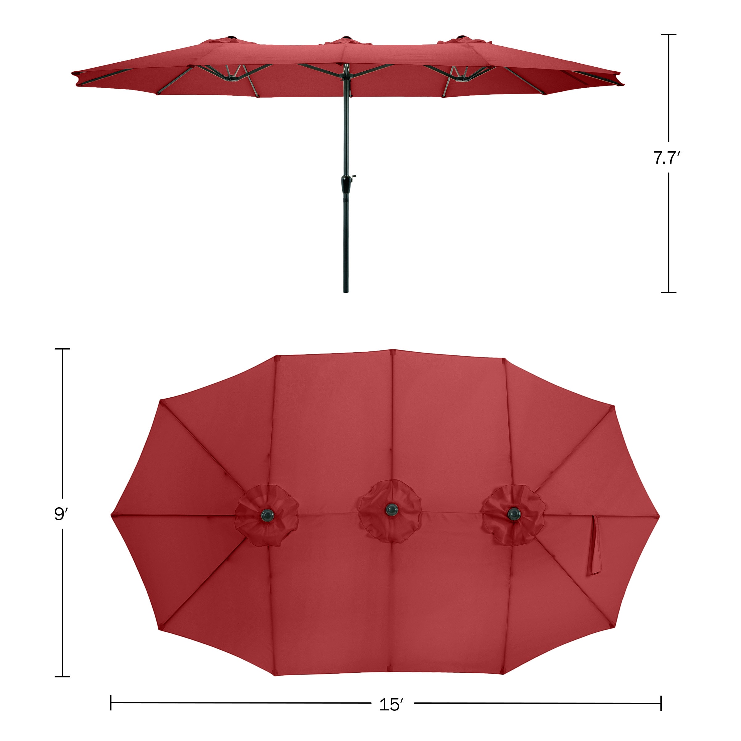 Pure Garden 50-LG1282 Umbrellas-2 - View #2