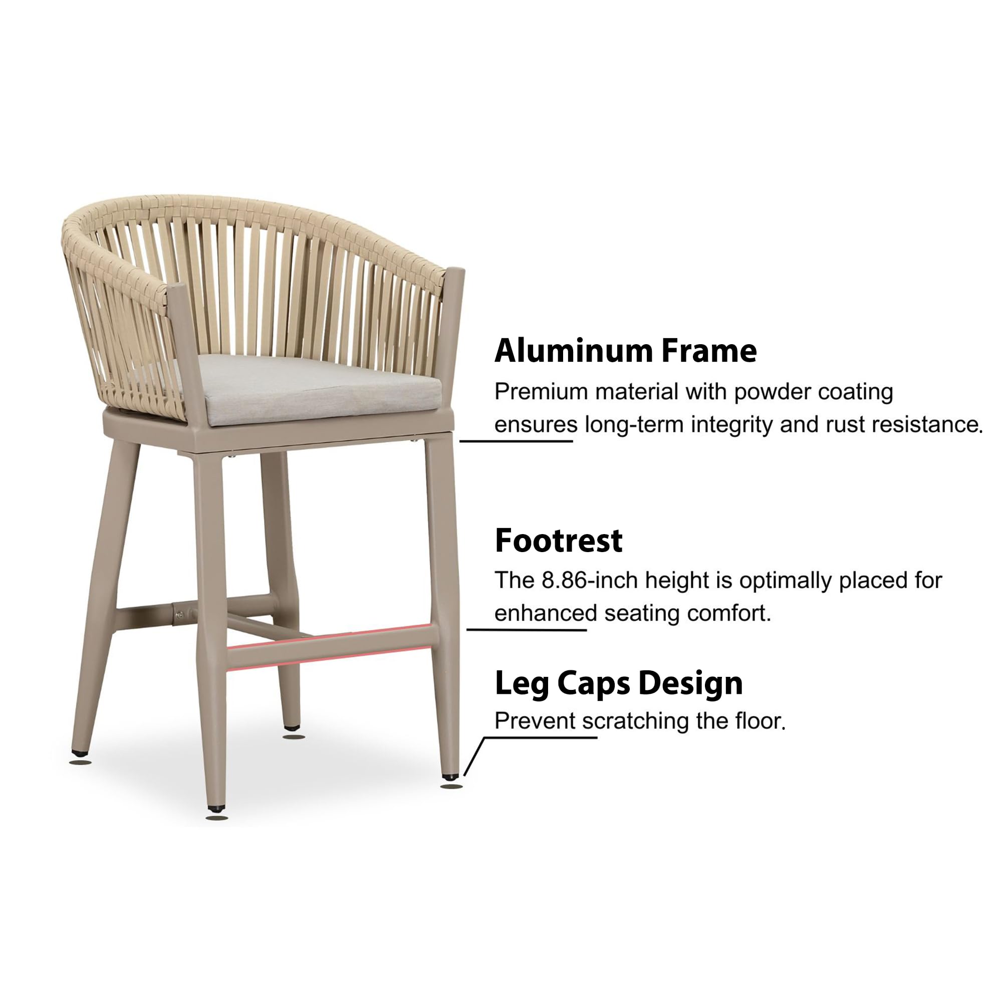 PURPLE LEAF LS04-BC02-SX-GY stools - View #7