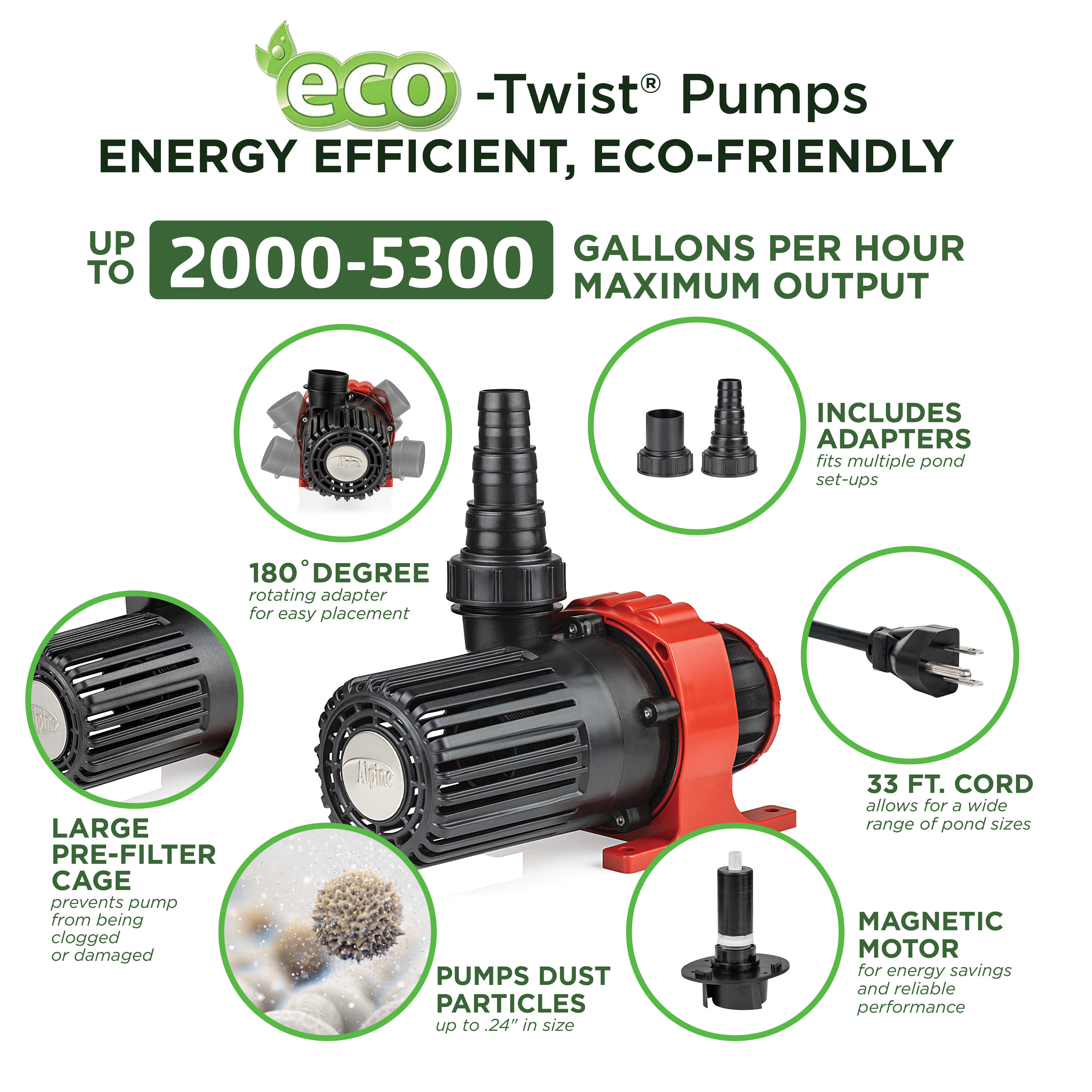 Alpine Corporation PXX5300C Pond-Pumps - View #2