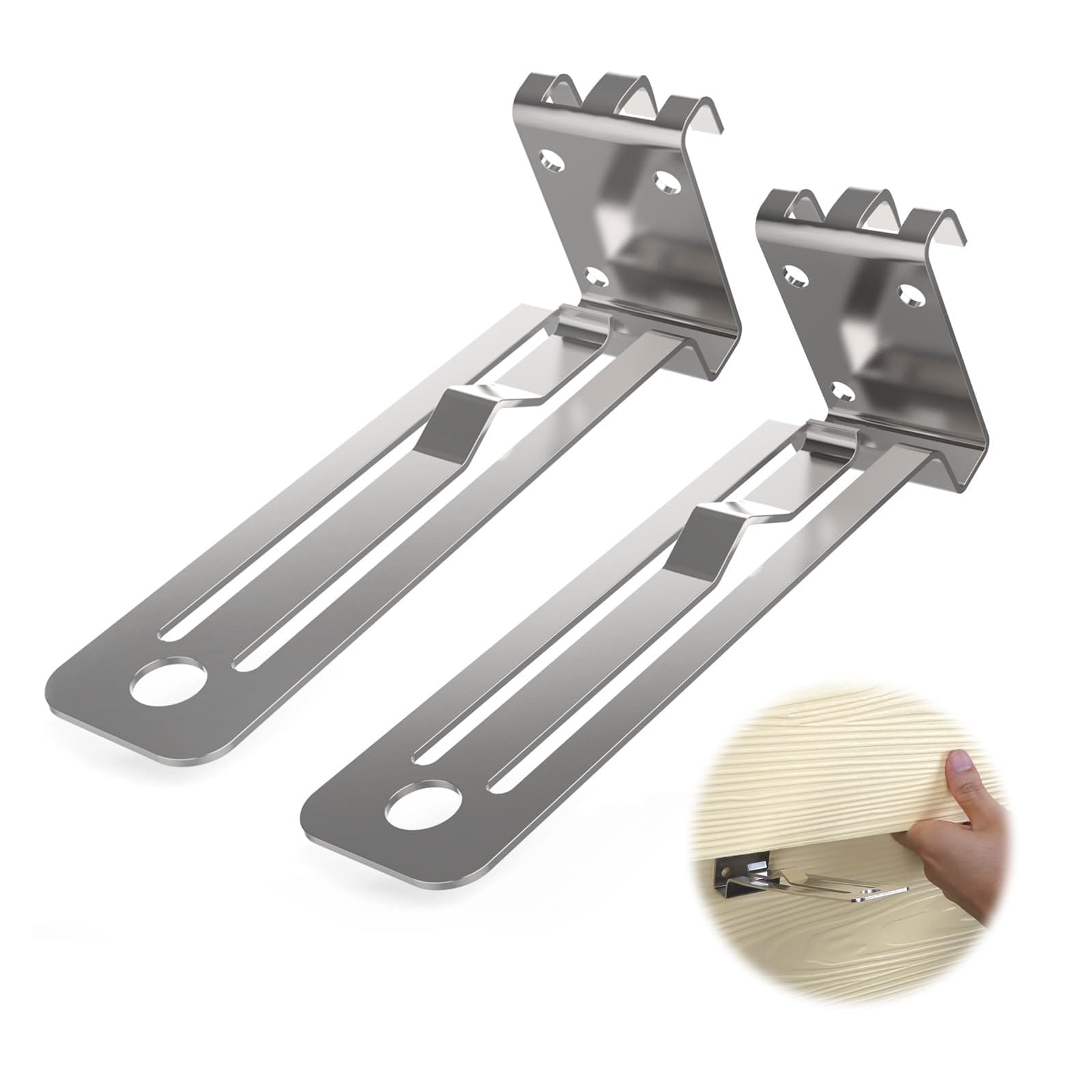Etokfoks  2 pack stainless steel siding installation tools 5 16 in thick compatible gauges for fiber cement vinyl and wood siding