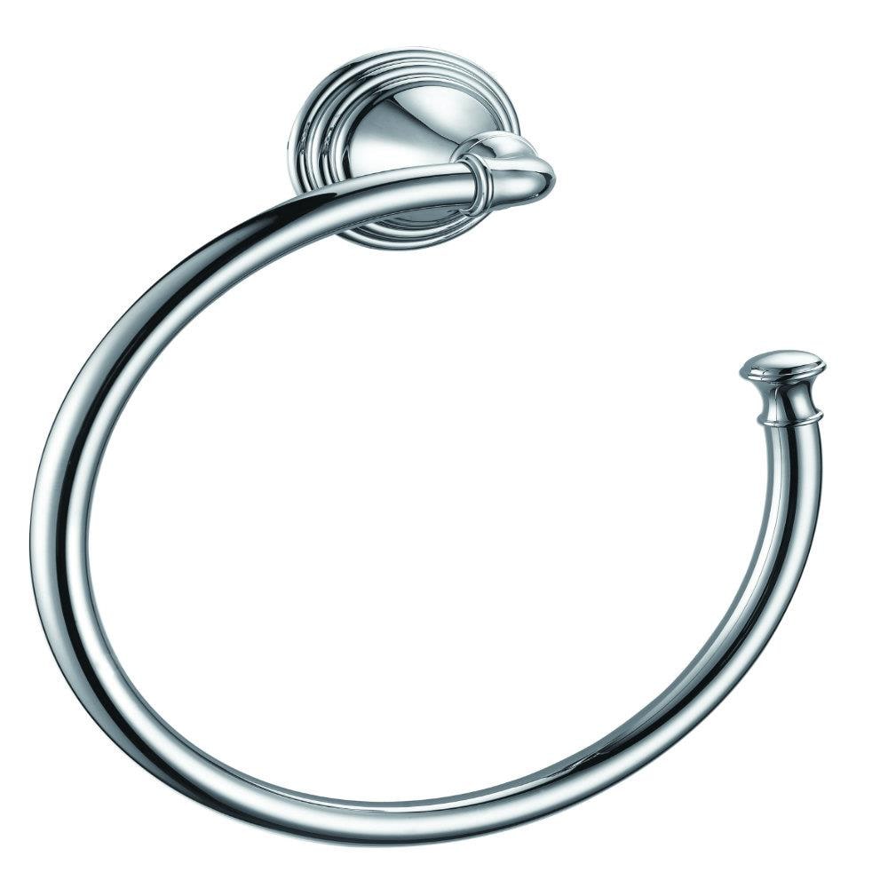 Paradise Bathworks 62026 Eden Chrome Wall mount Single Towel Ring