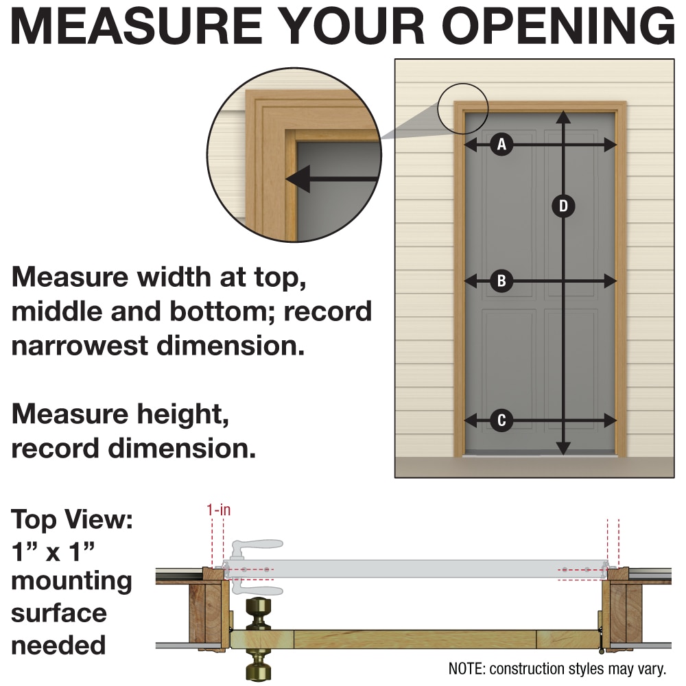 How to Measure for a Storm or Screen Door