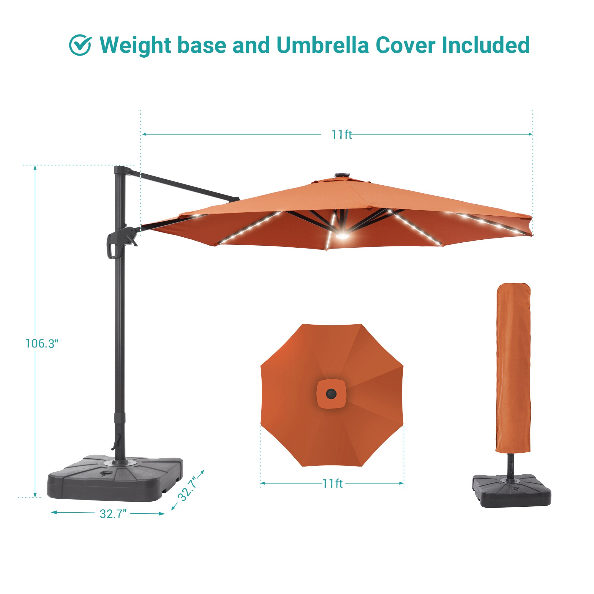 ACEGOSES LW-MCT-JC41RD Umbrellas-2 - View #2