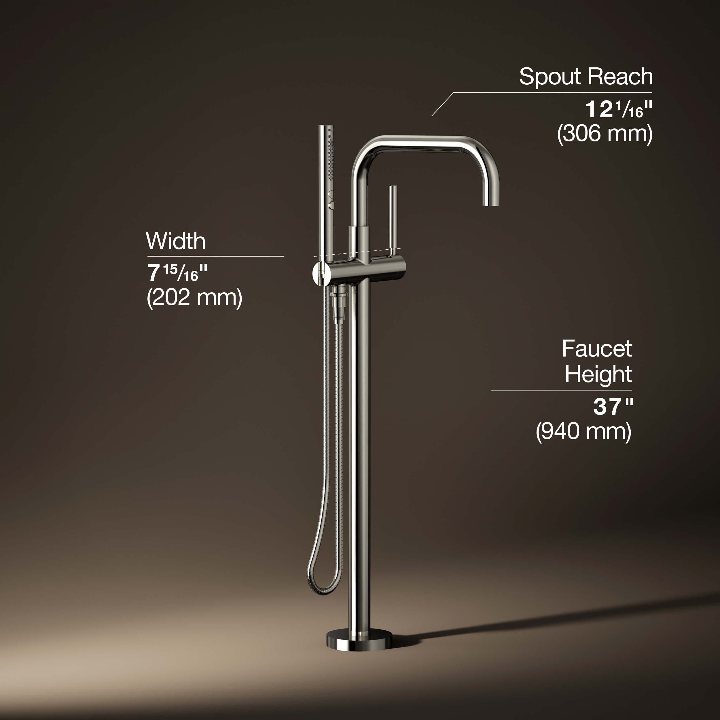 KOHLER T97328-4-SN Roman-Tub-Faucets - View #3