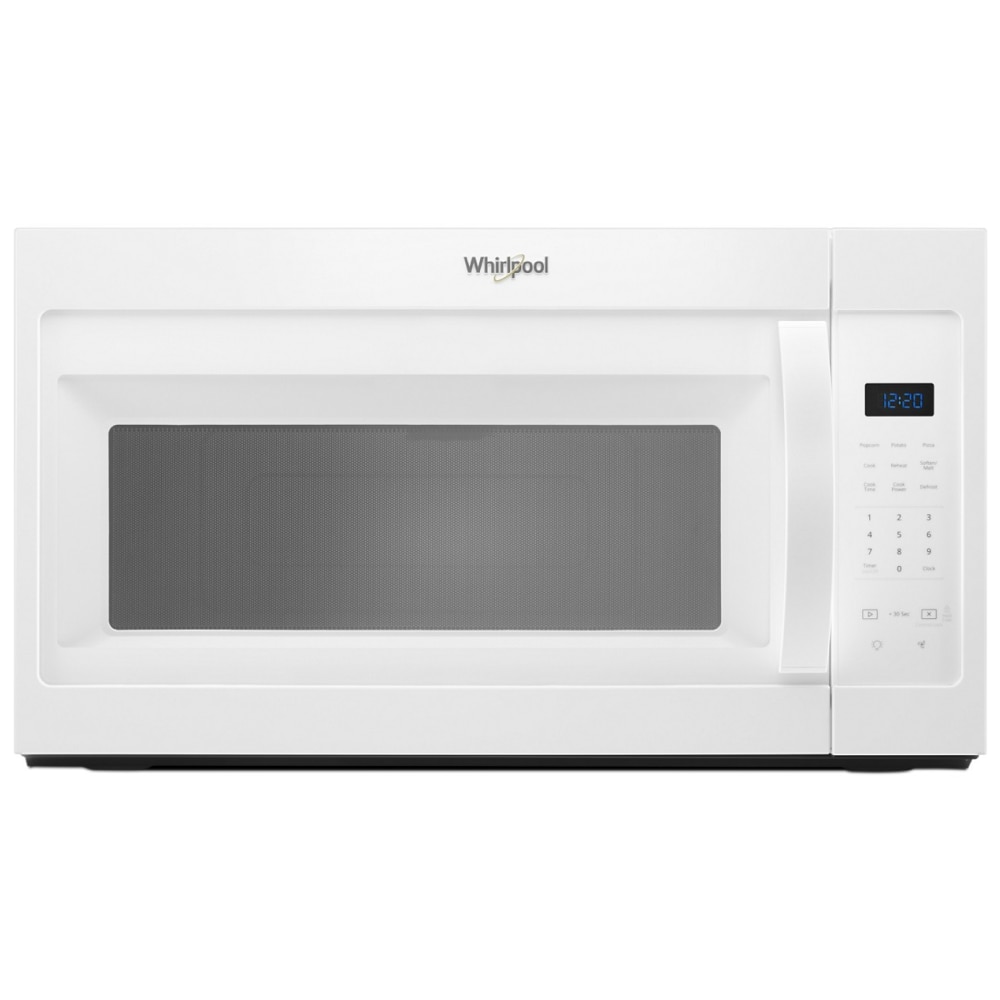 Whirlpool 2-Speed Fan 1.7-cu ft 1000-Watt 29.94-in Over-the-Range Microwave (White)