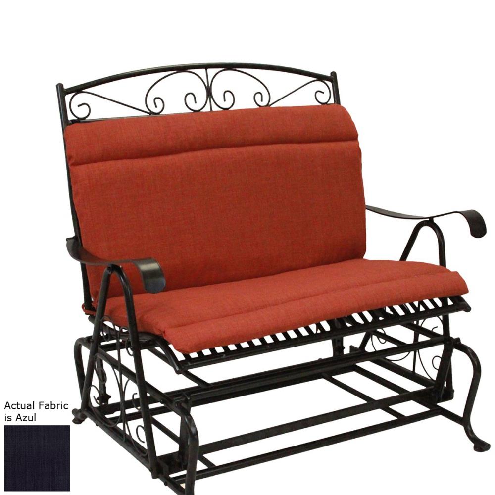 Blazing Needles 19 x 19 U-Shaped Tufted Outdoor Chair Cushion –
