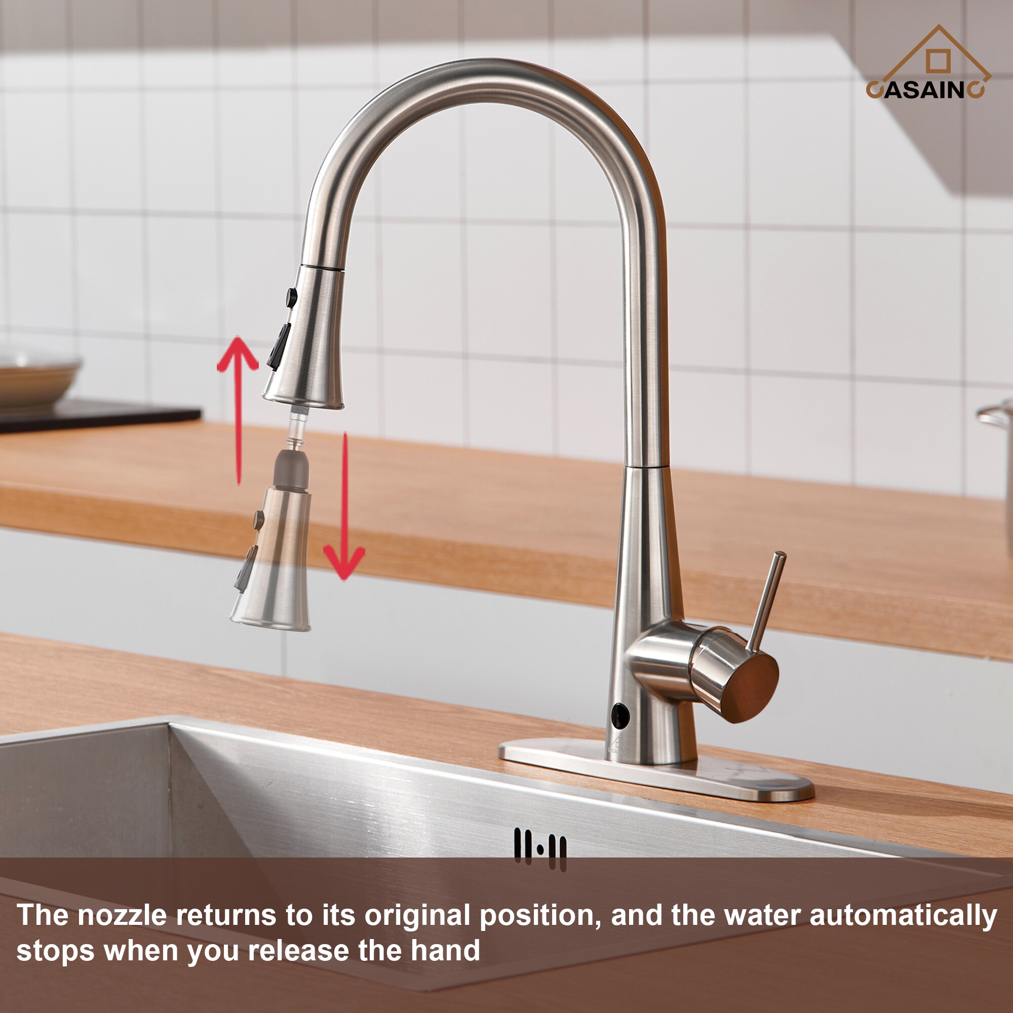 CASAINC RB0764-WE Kitchen-Faucets - View #7