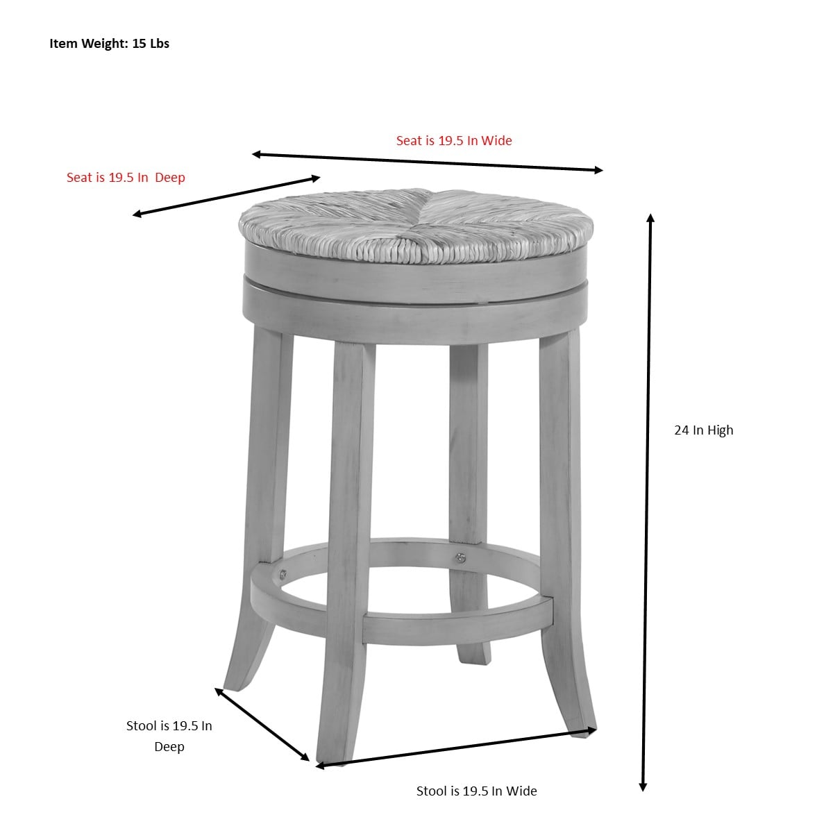 Carolina Cottage 1924R-MW stools - View #5