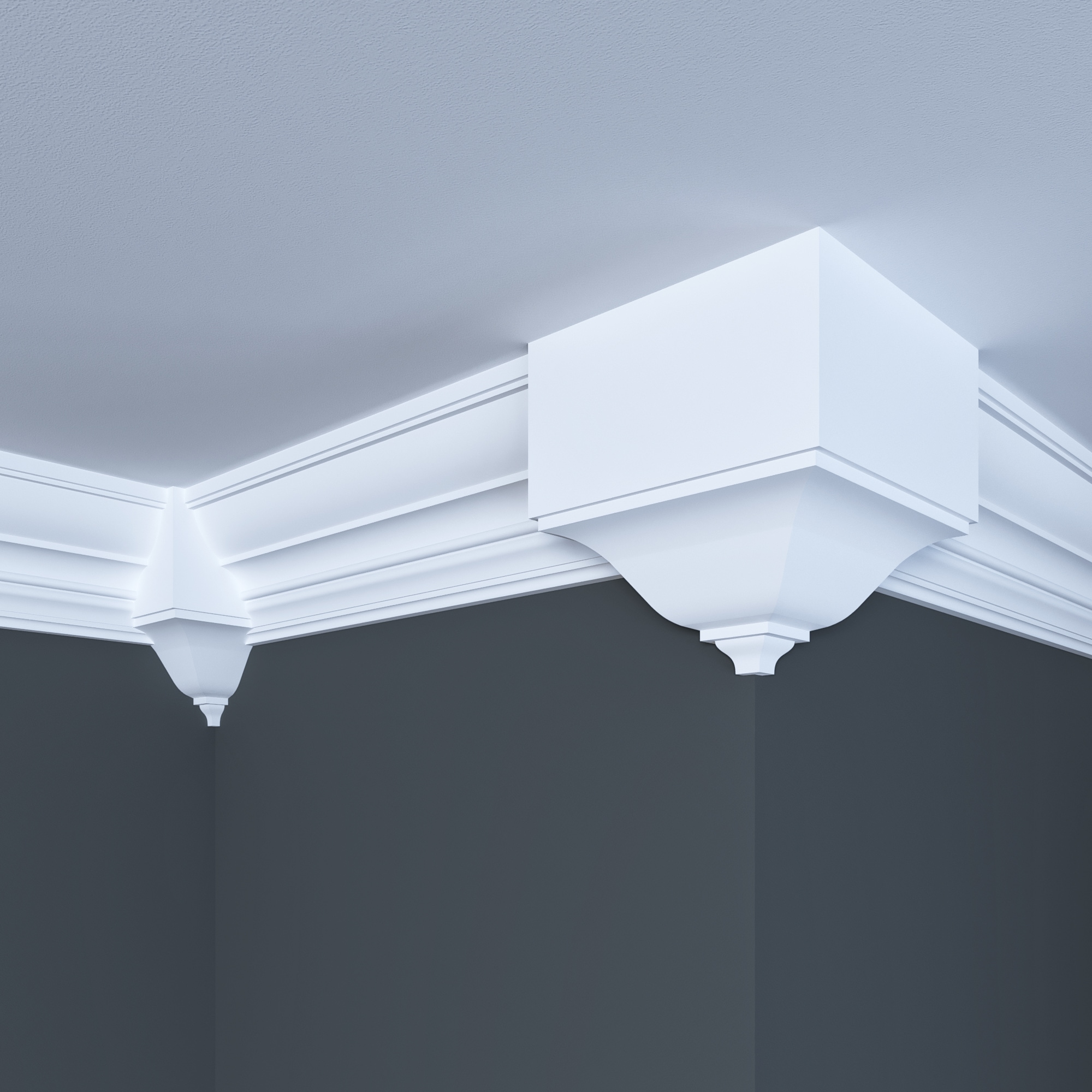 Ornamental Mouldings EV1898O/SWHW Moulding-Blocks - View #3